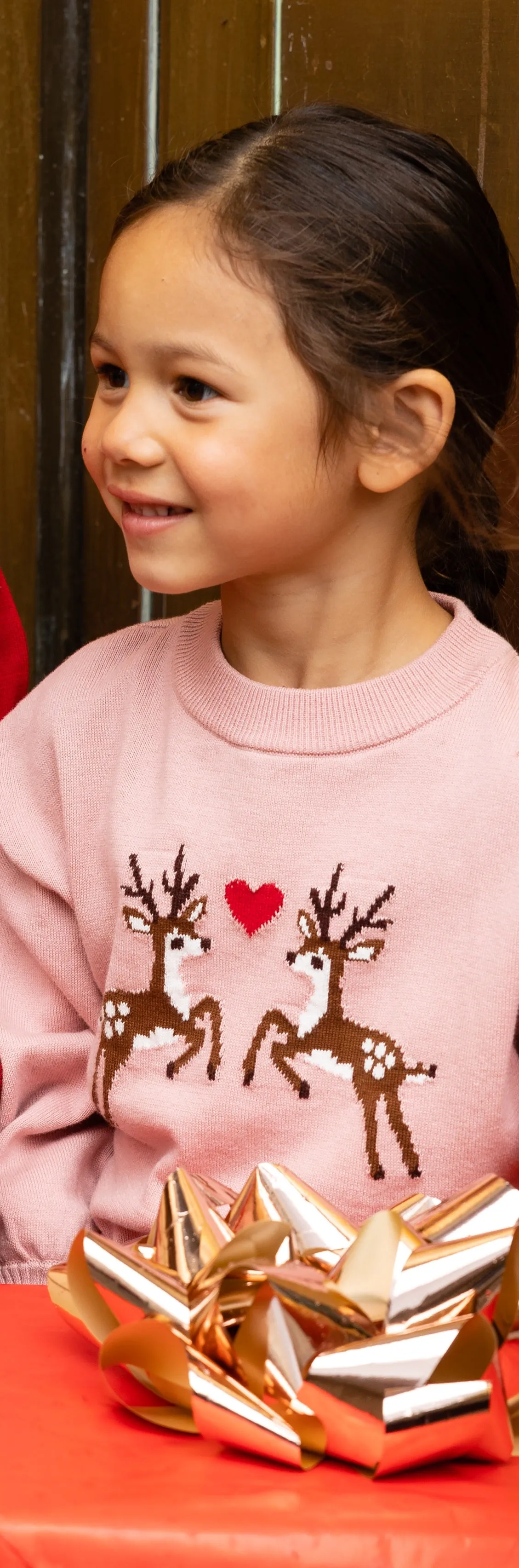 2 Piece Girls Reindeer Sweater & Leggings