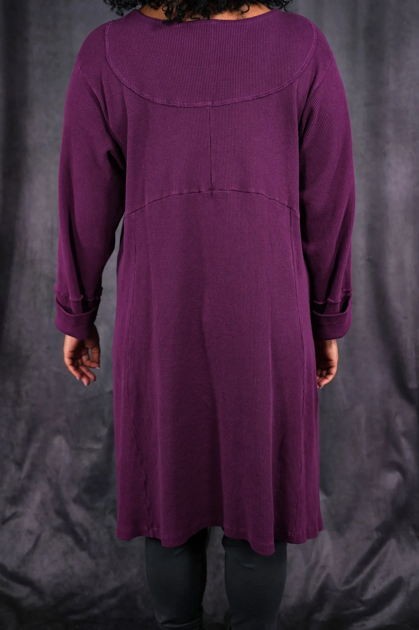 2133 Thermal Urchin Dress Tyrian