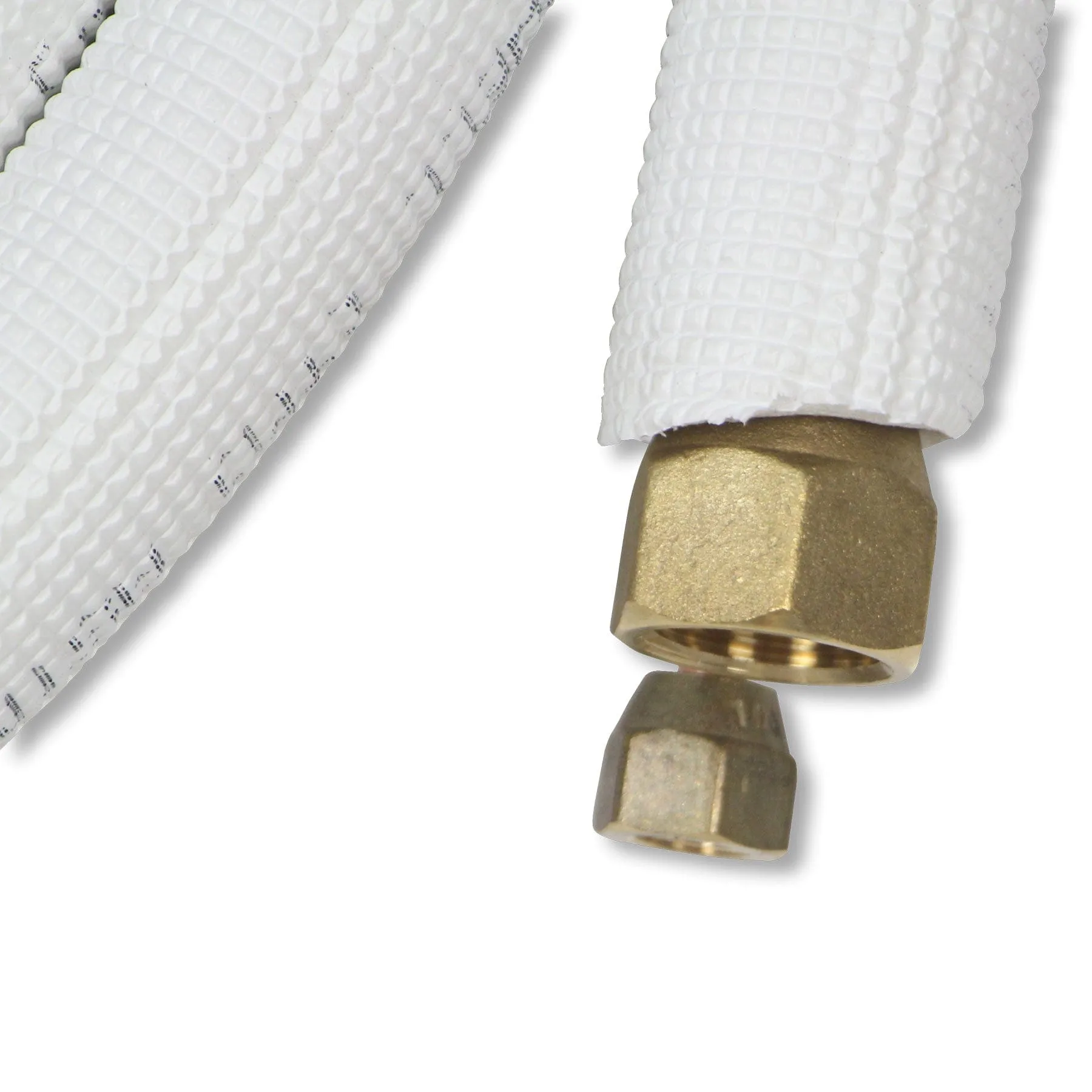 3/8" x 5/8" Mini Split Refrigerant Line Set - 25’ Length Factory Flared with Interconnecting Electrical Wires