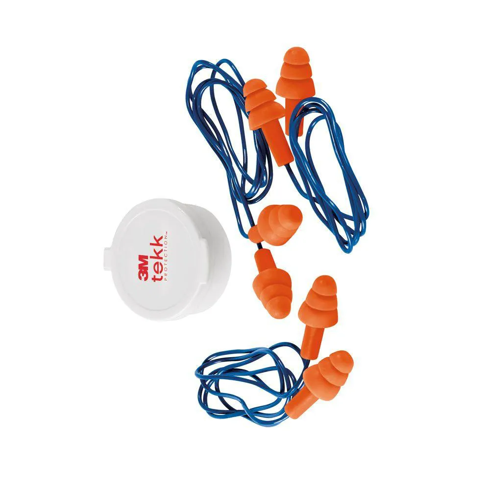 3M 90716-80025T Tekk Reusable Corded Ear Plugs
