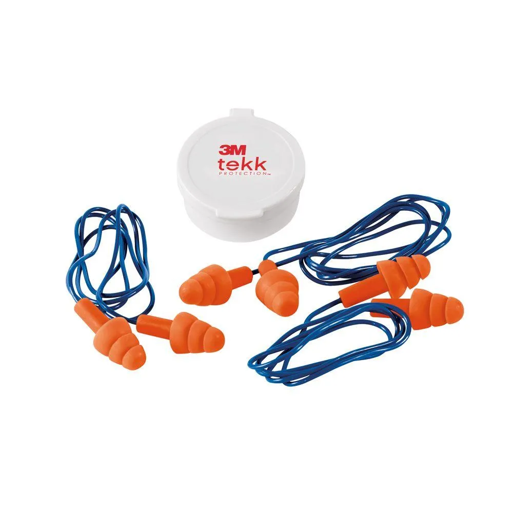 3M 90716-80025T Tekk Reusable Corded Ear Plugs
