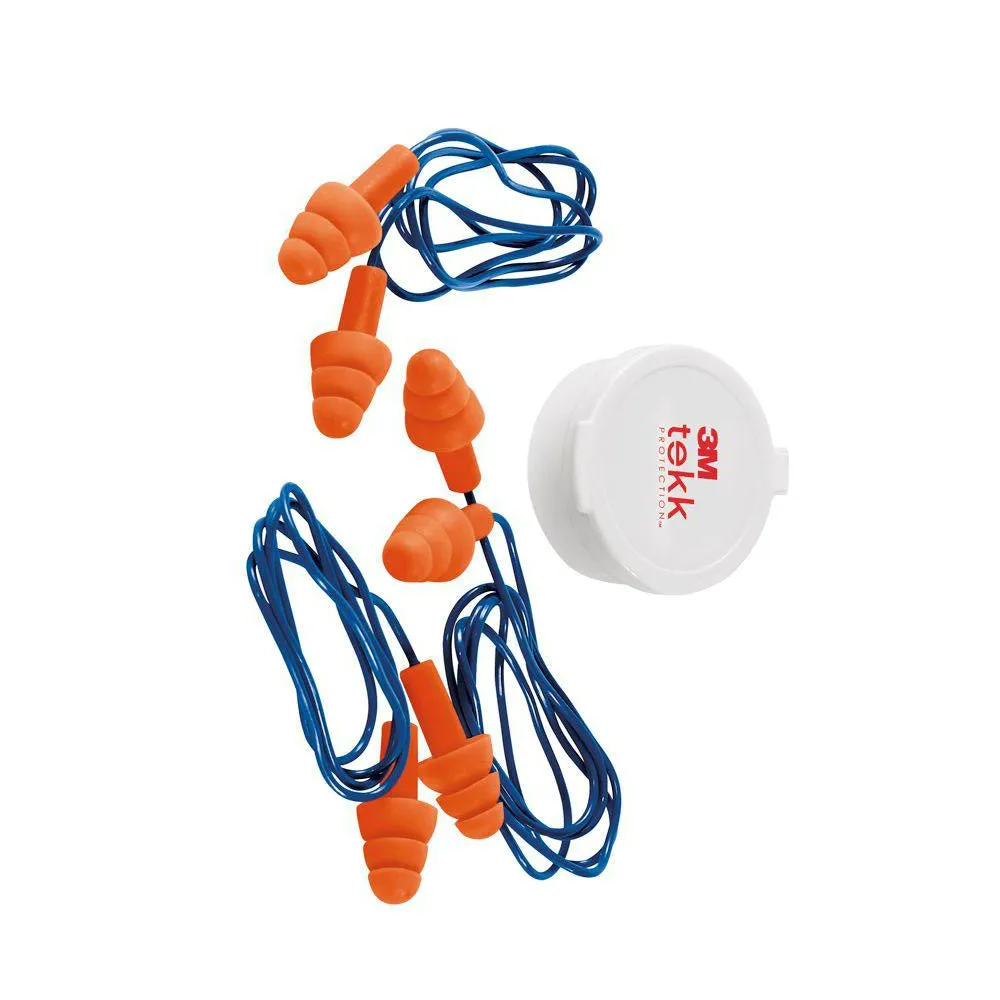 3M 90716-80025T Tekk Reusable Corded Ear Plugs