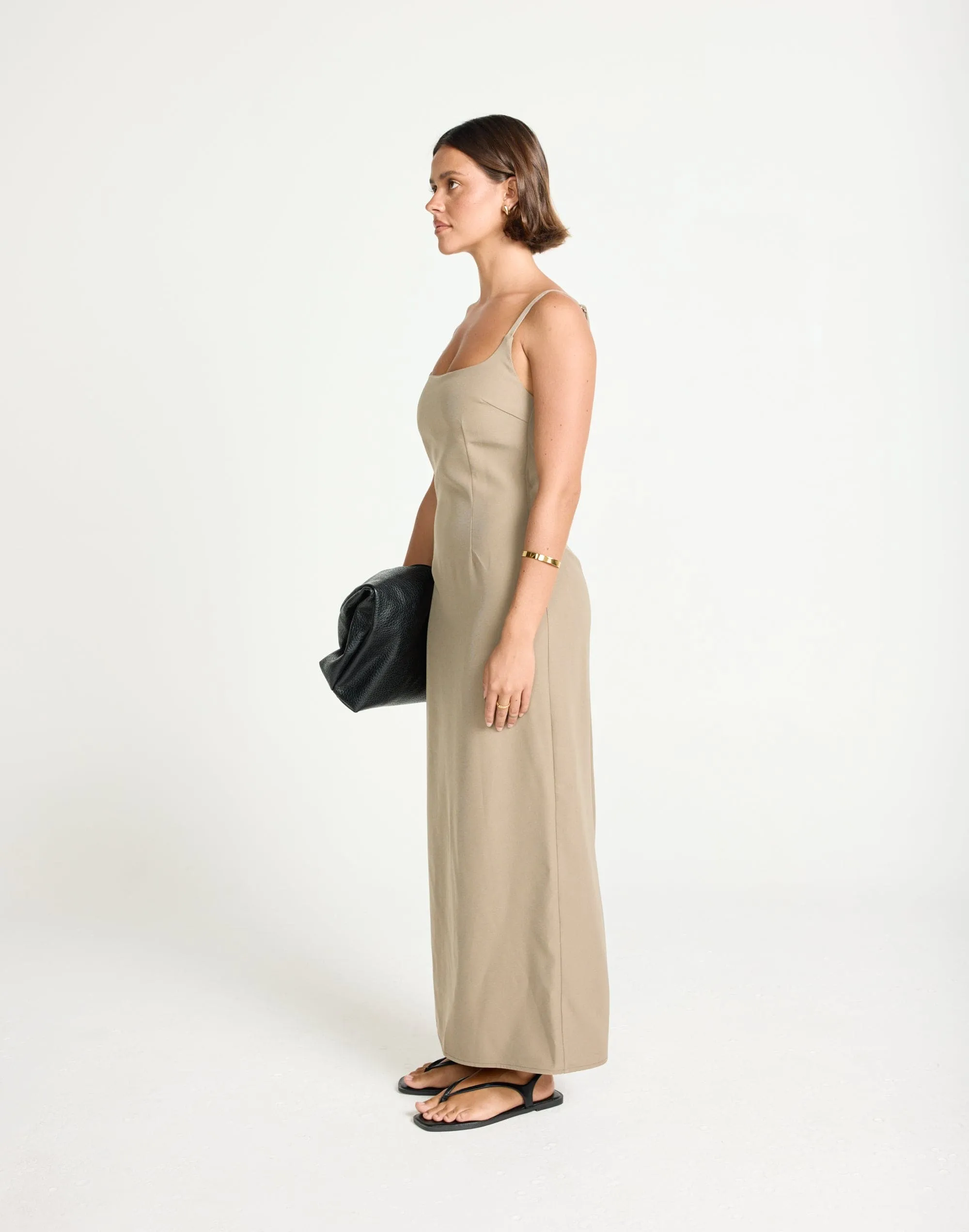 Alistair Maxi Dress (Stone)