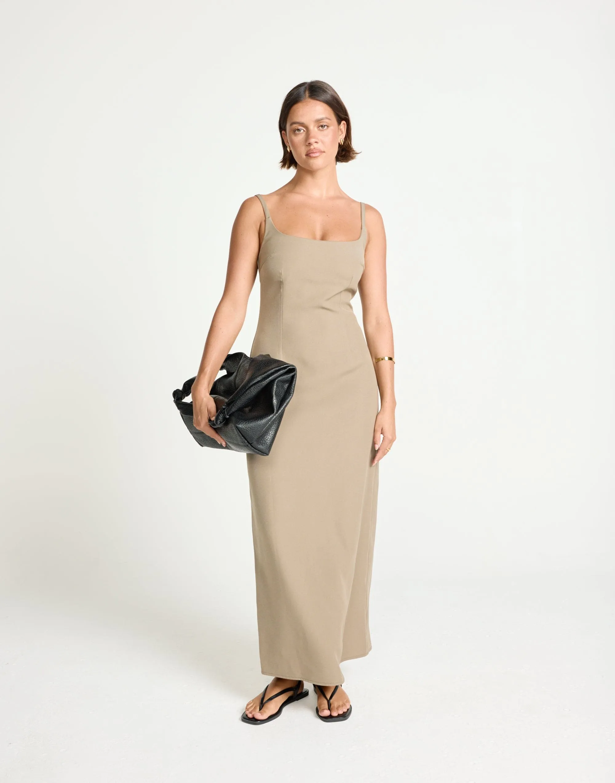 Alistair Maxi Dress (Stone)