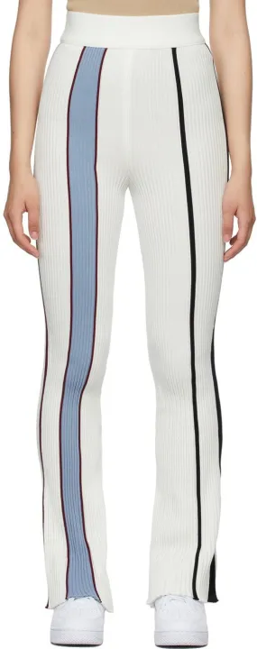 AMBUSH Off-White Cotton Rib Knit Lounge Pants