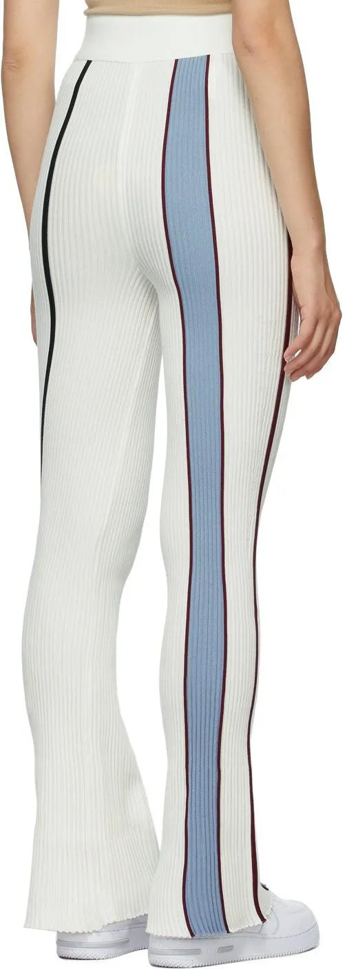AMBUSH Off-White Cotton Rib Knit Lounge Pants