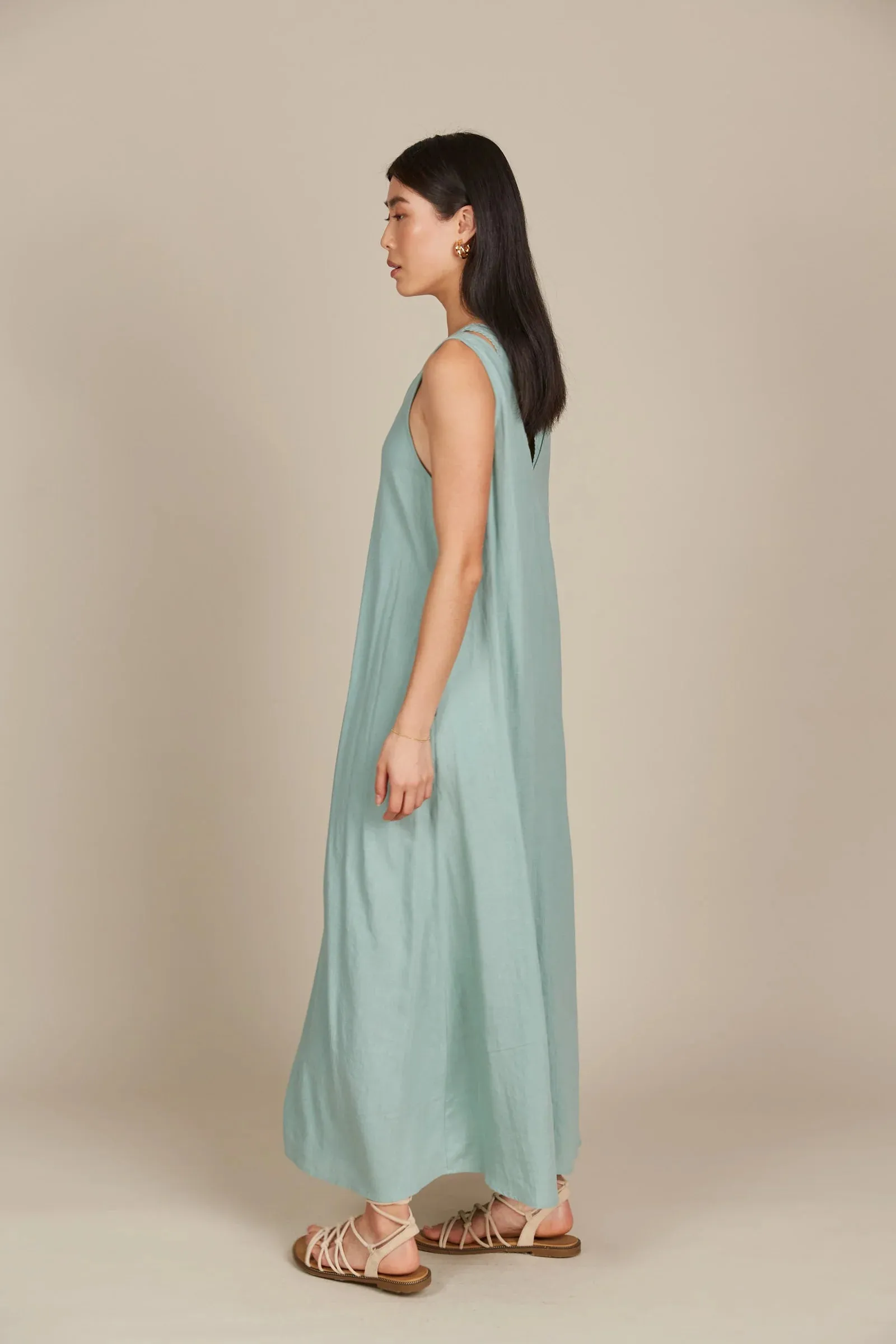 Amelie Tank Maxi Seafoam