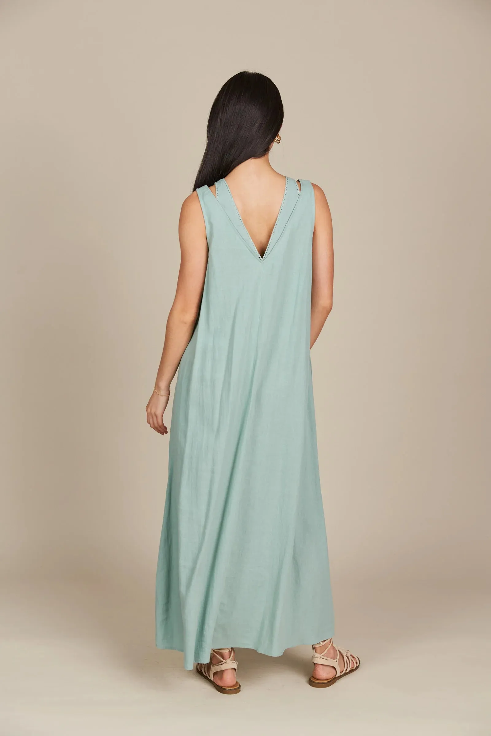 Amelie Tank Maxi Seafoam