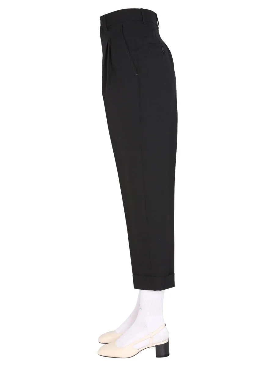 AMI Pleated High Waist Pants