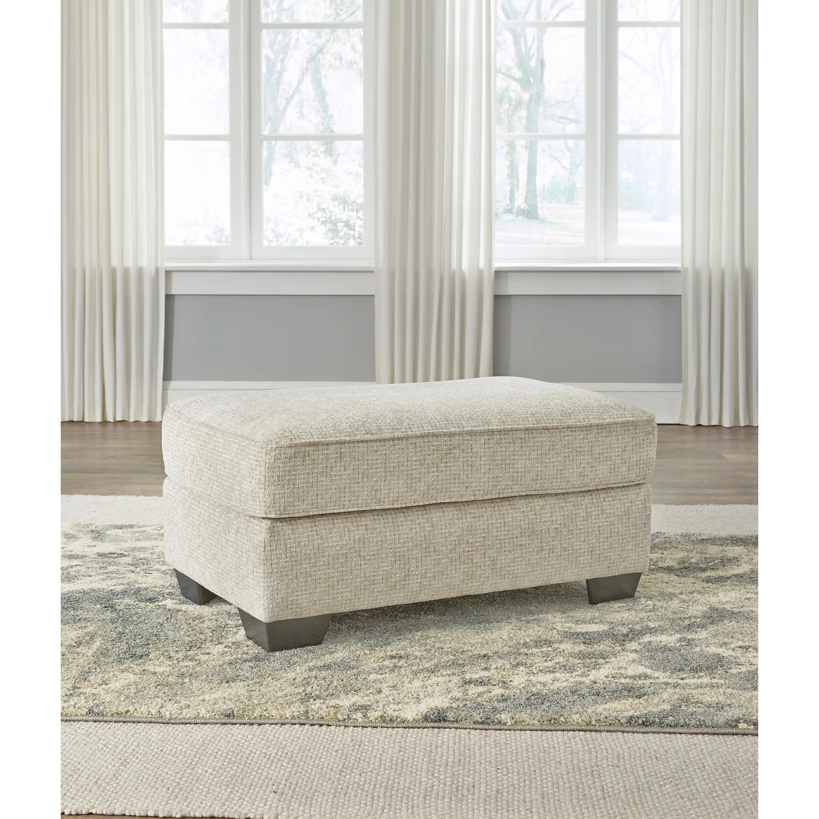 Benchcraft Haisley Stationary Fabric Chair with Ottoman 3890114/3890123