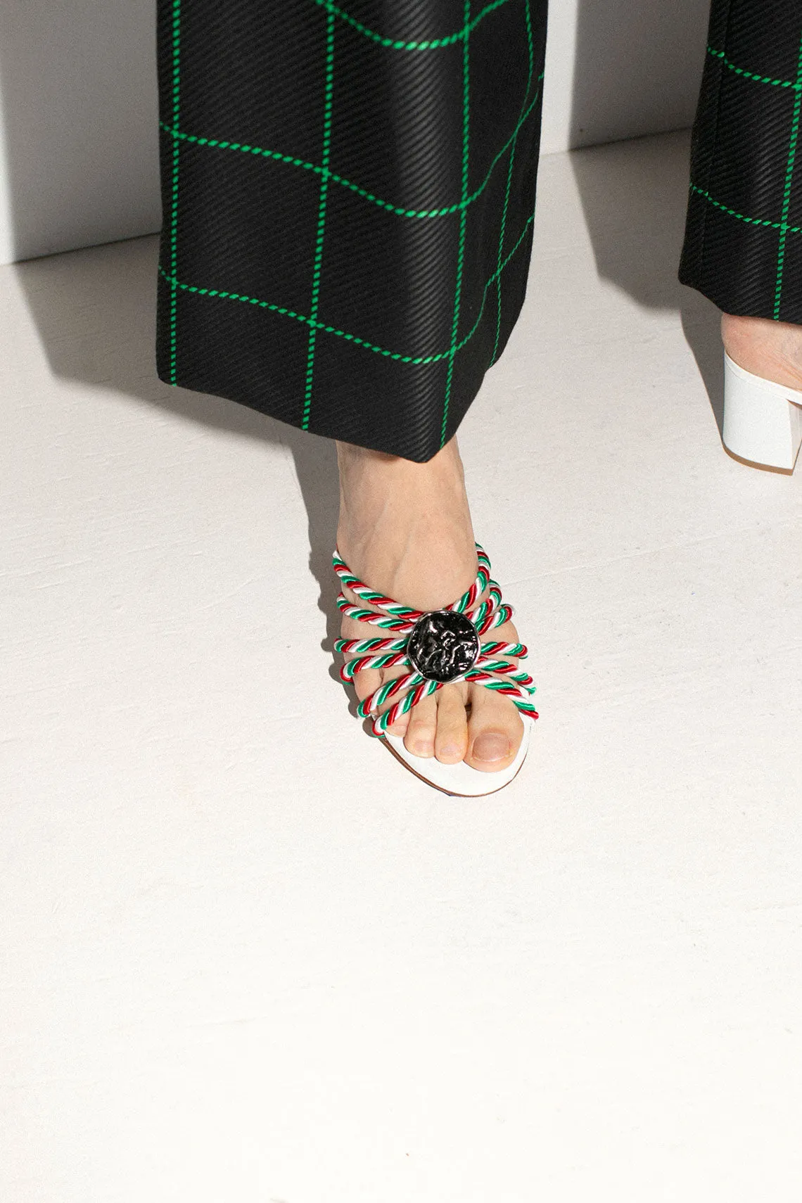 Black & Green Plaid Kent Pant