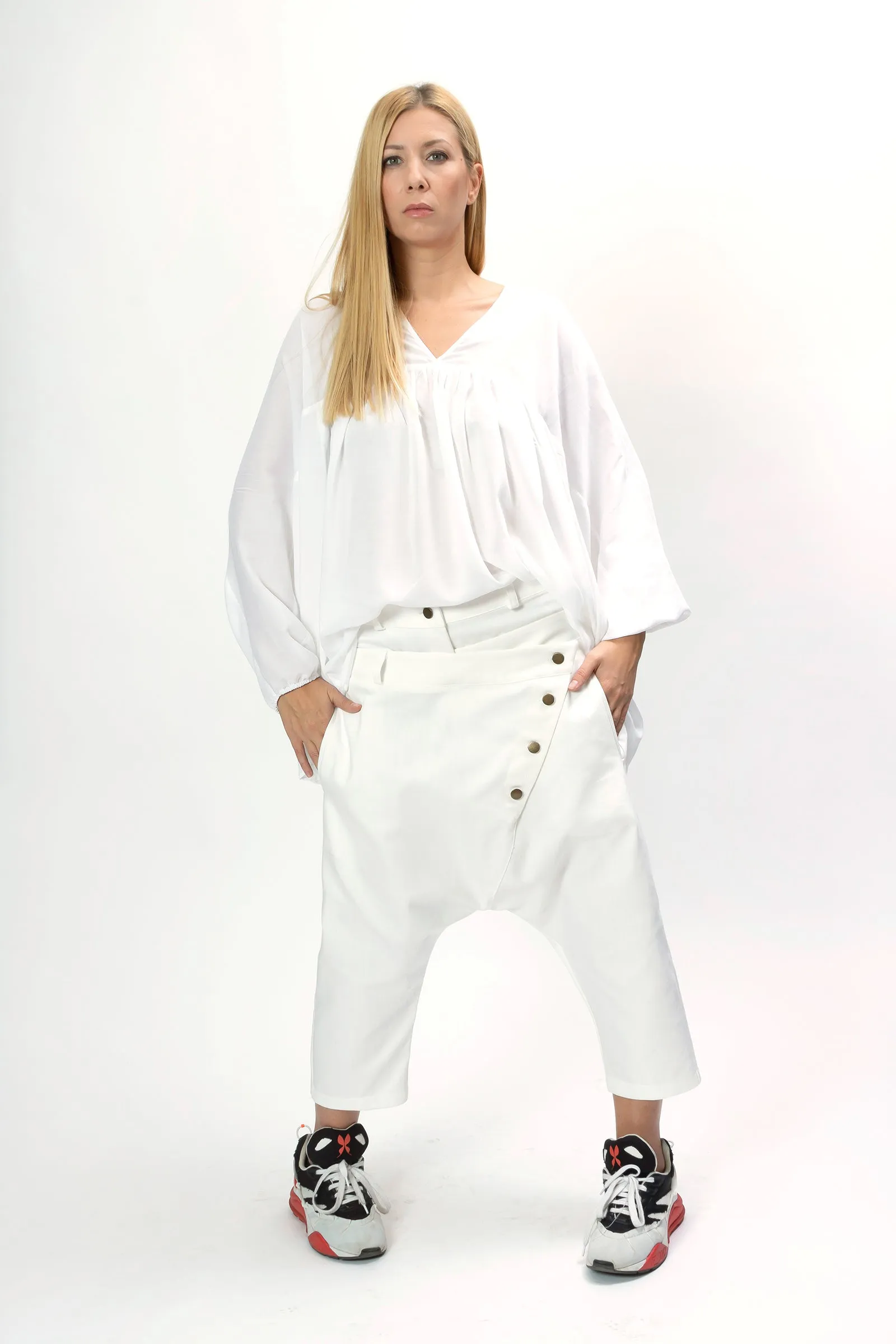 Black Baggy Harem Pants