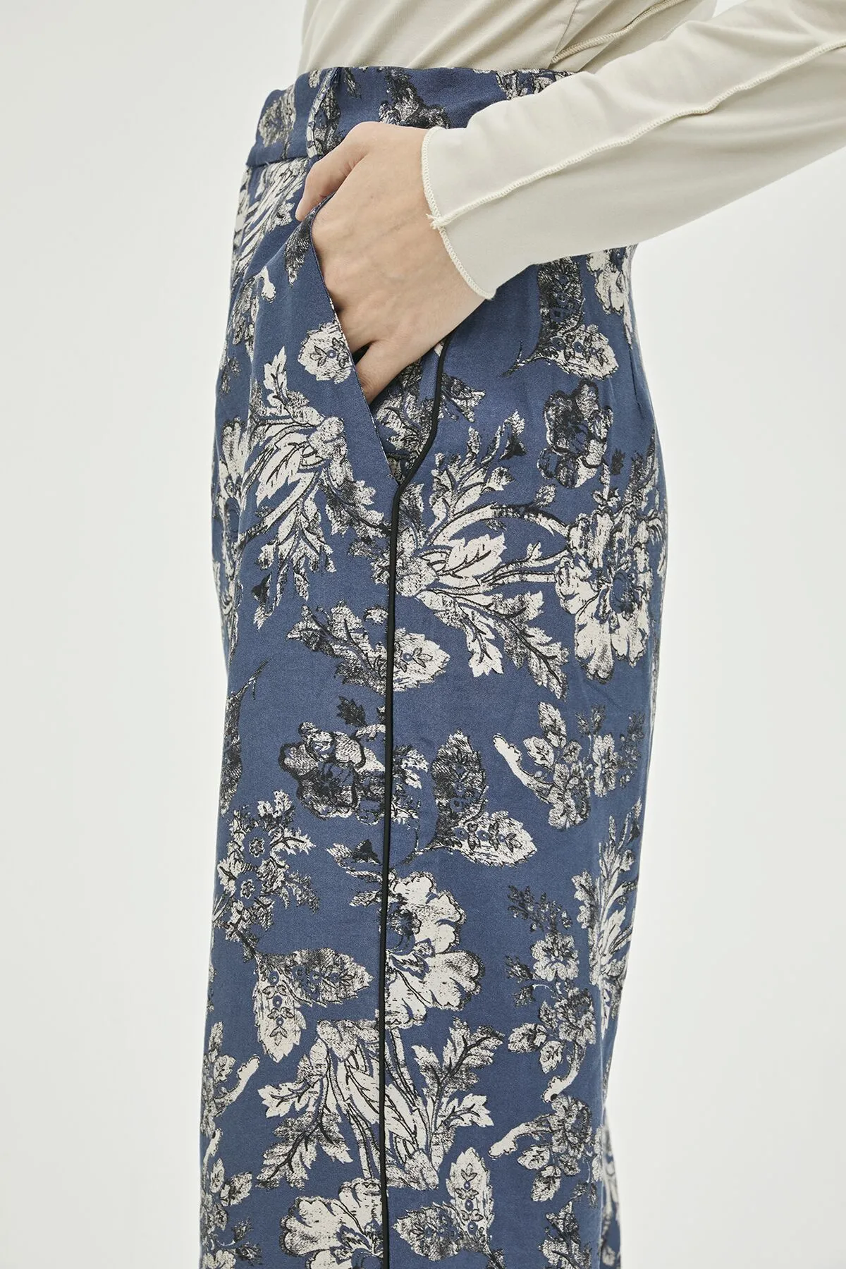 Blue Jane Patterned Pants