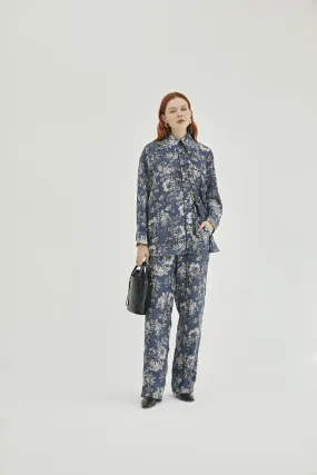 Blue Jane Patterned Pants