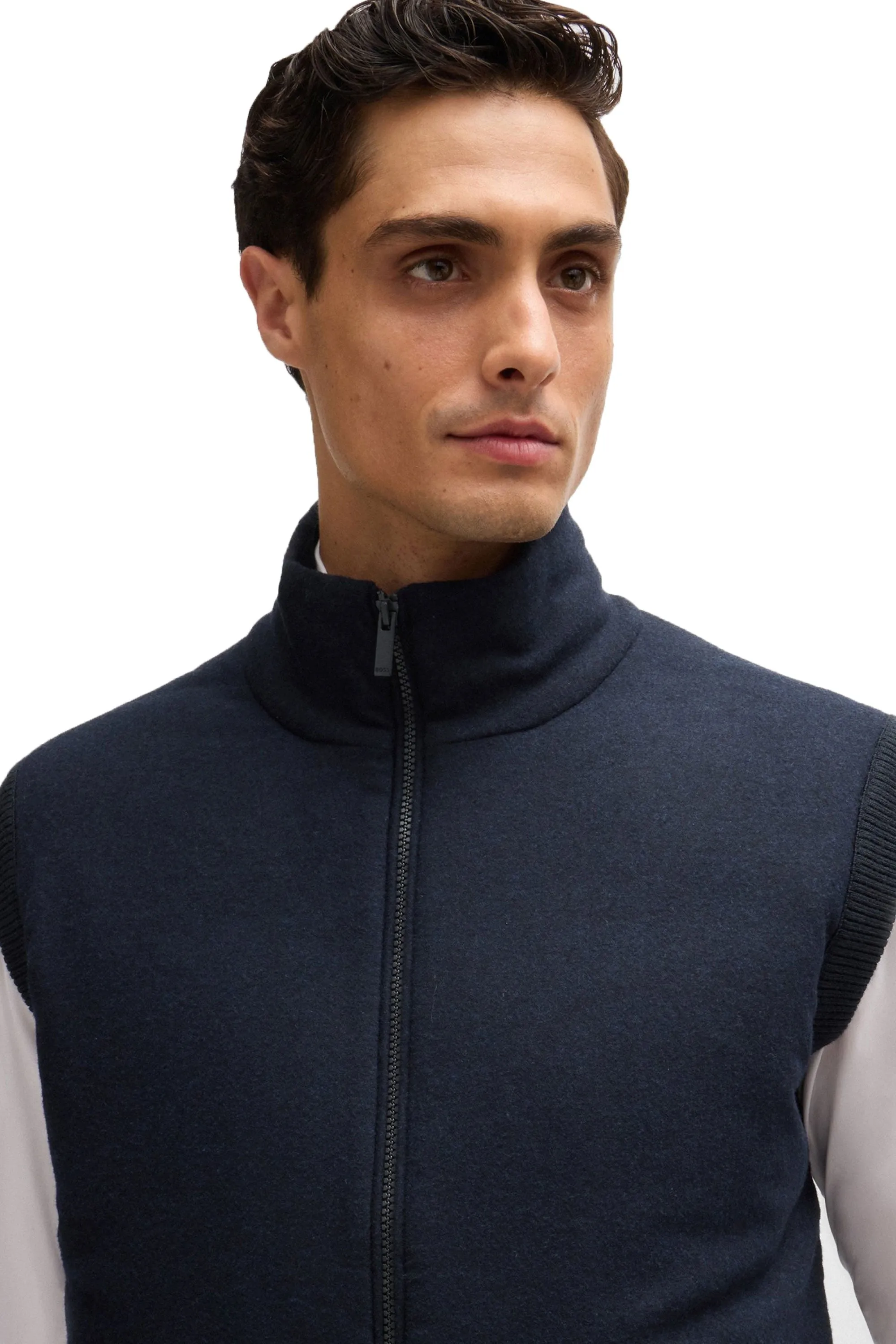 Boss P-eflanolo Gilet Dark Blue