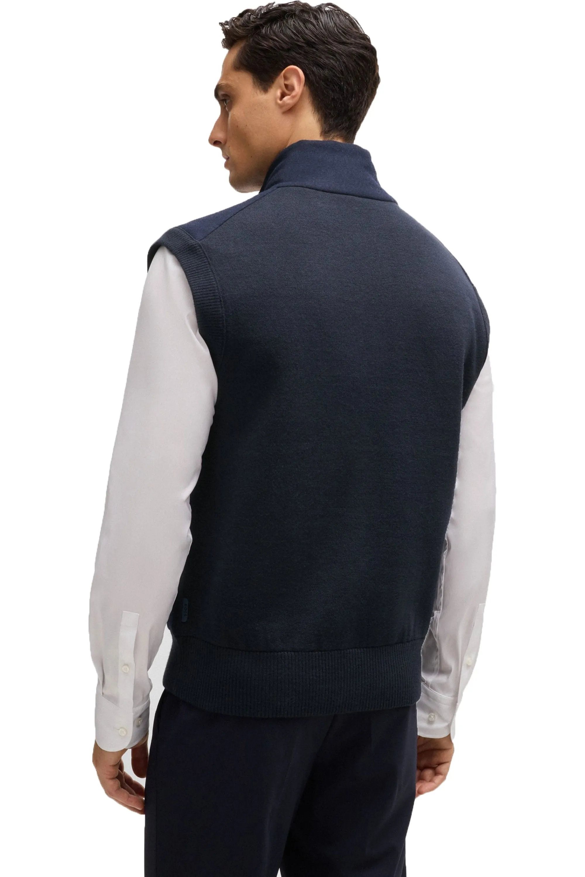 Boss P-eflanolo Gilet Dark Blue