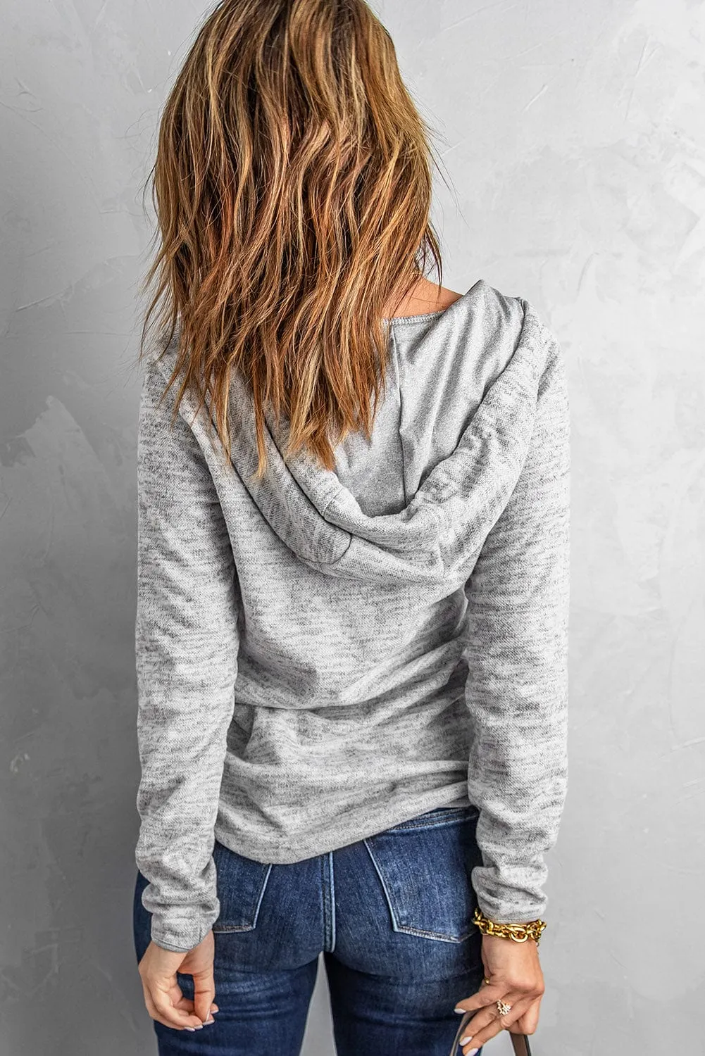 Button-Down Sweatshirt
