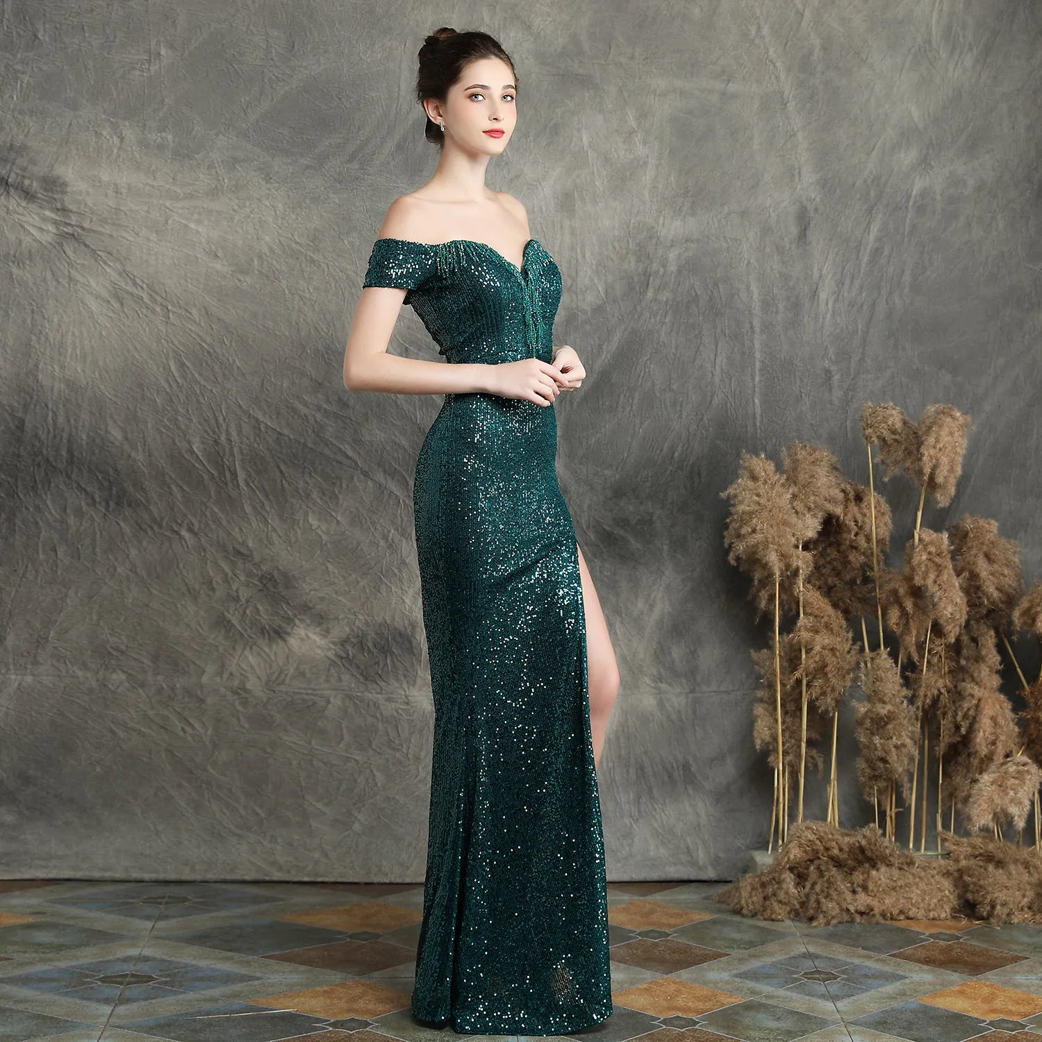 Calliope-16617-Long Slim Formal Dress