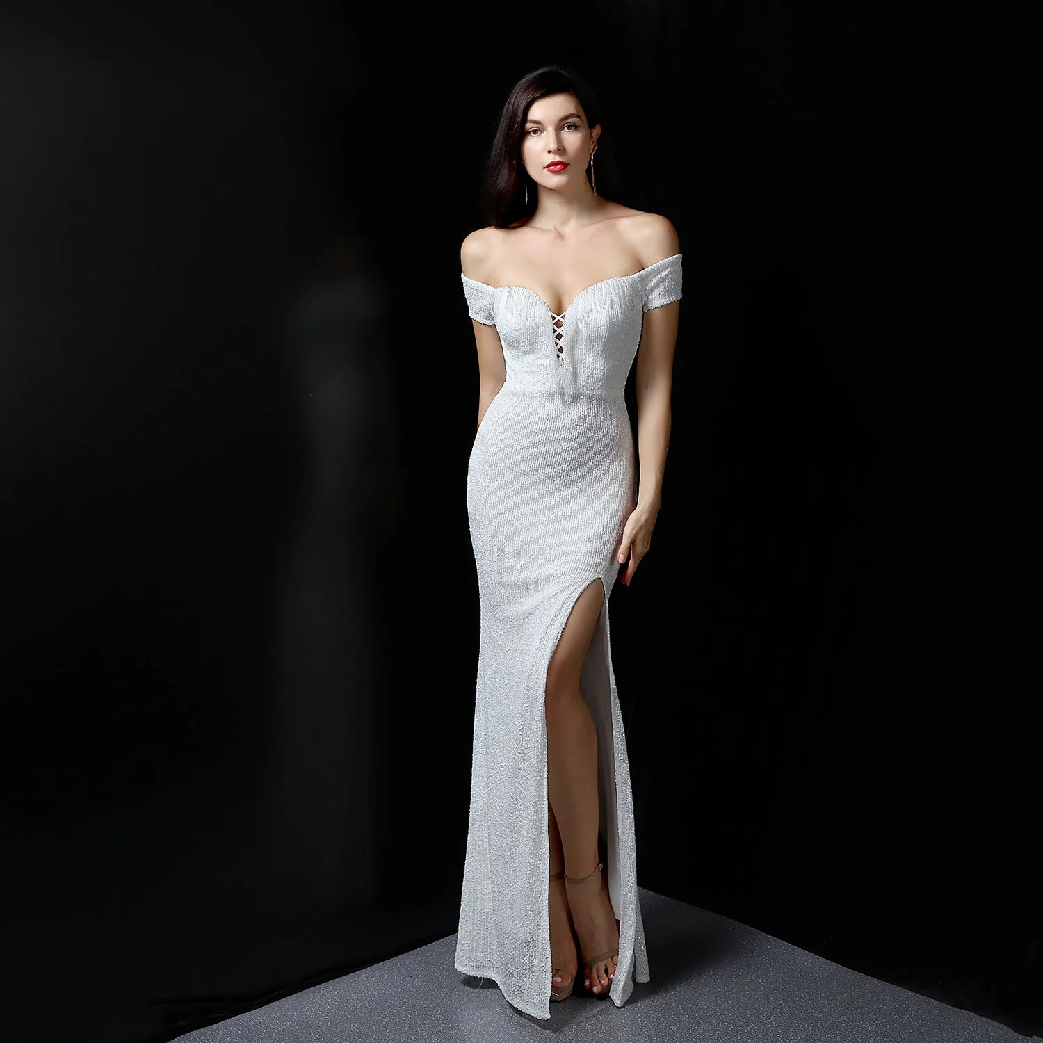 Calliope-16617-Long Slim Formal Dress