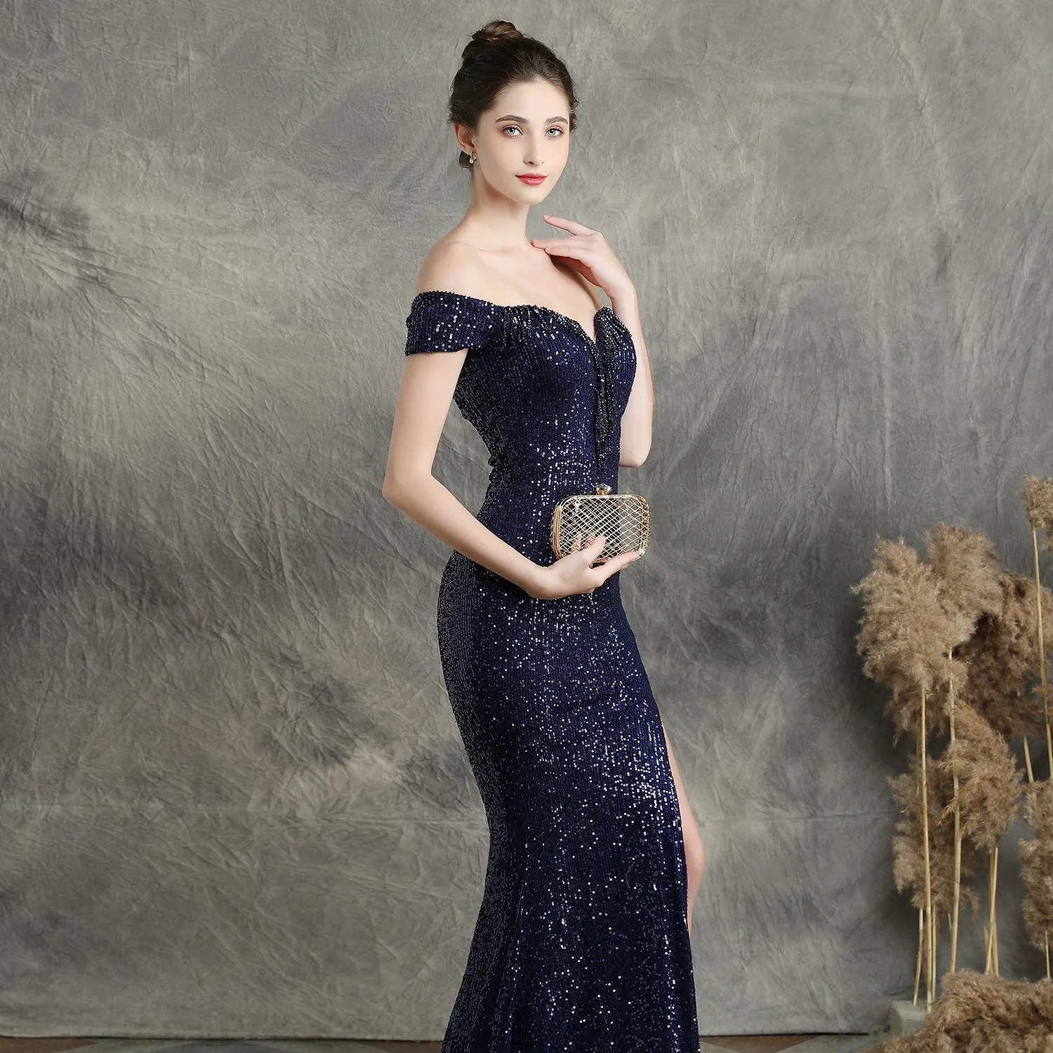 Calliope-16617-Long Slim Formal Dress
