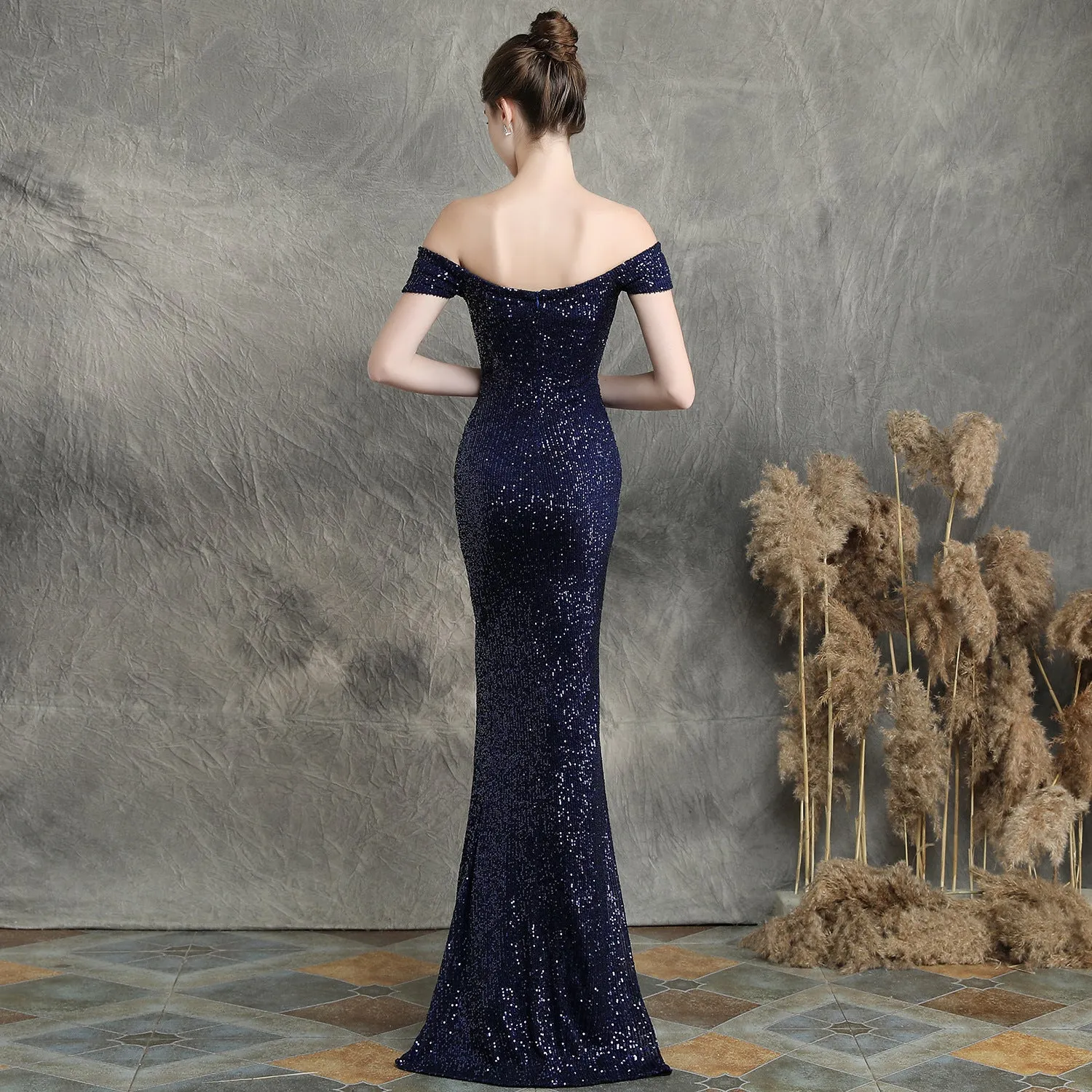 Calliope-16617-Long Slim Formal Dress