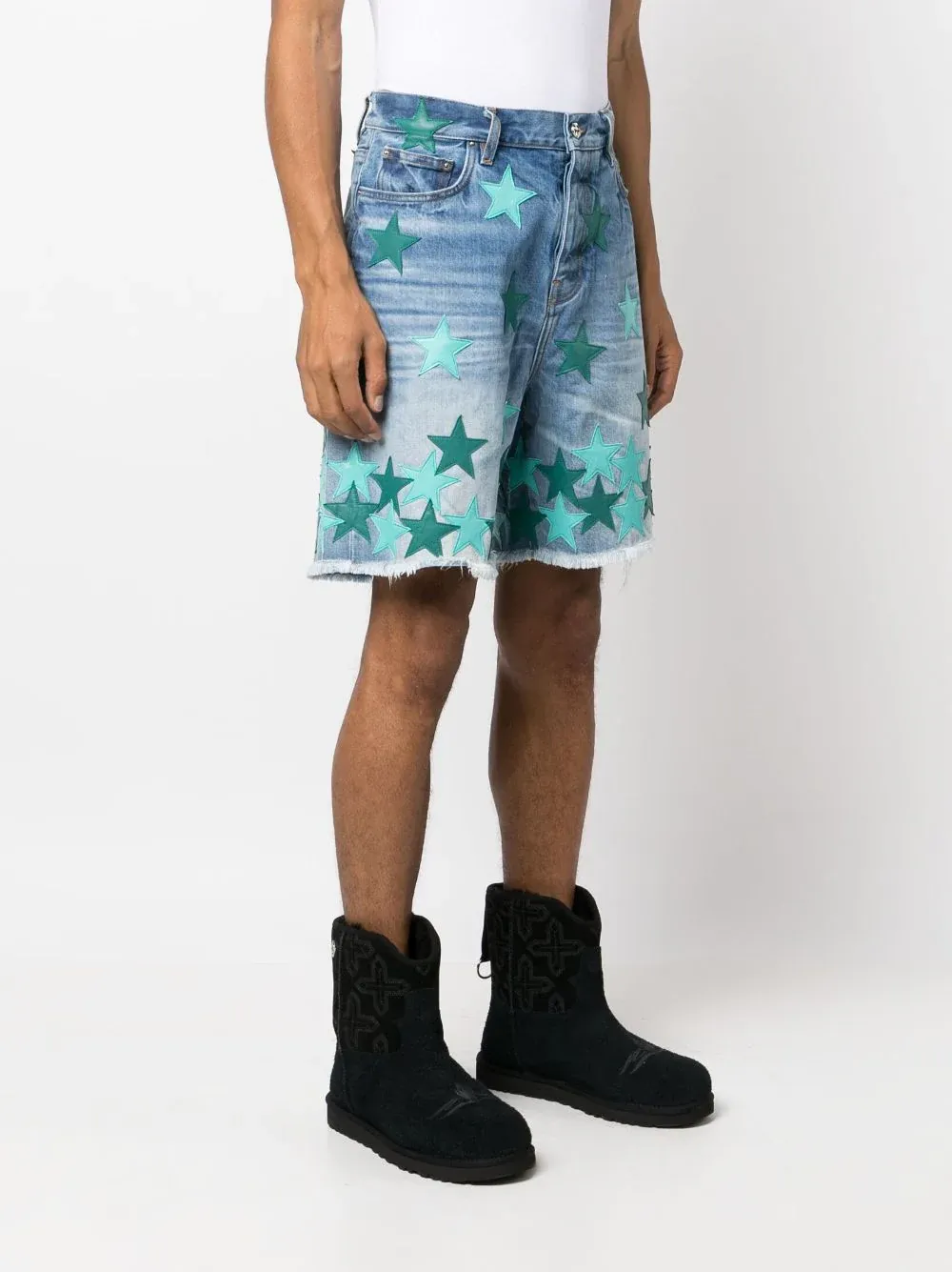 Chemist Short Bleached Indigo