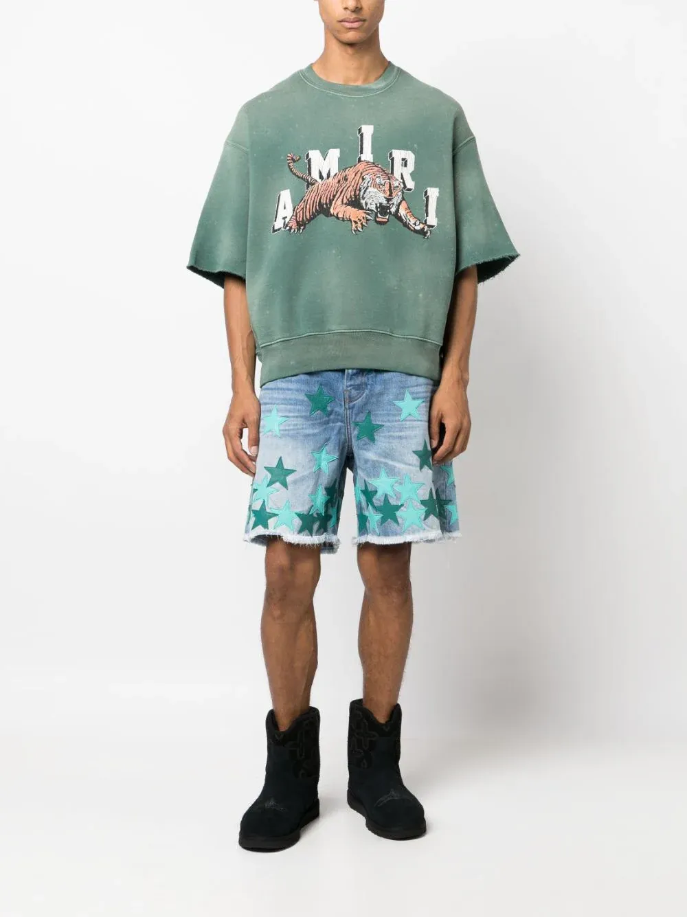 Chemist Short Bleached Indigo