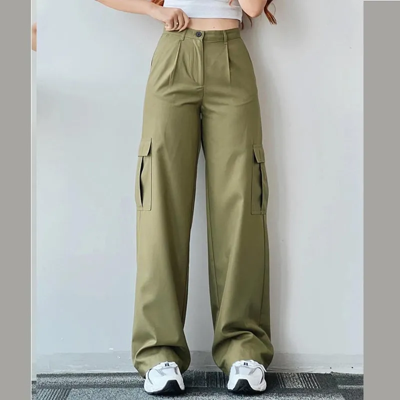 Chica Vintage High Waist baggy Trousers