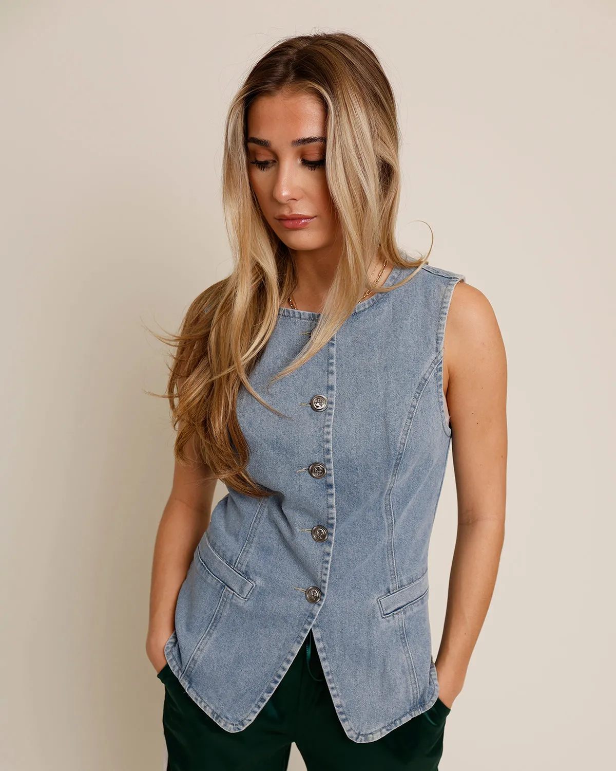 CLARA DENIM VEST