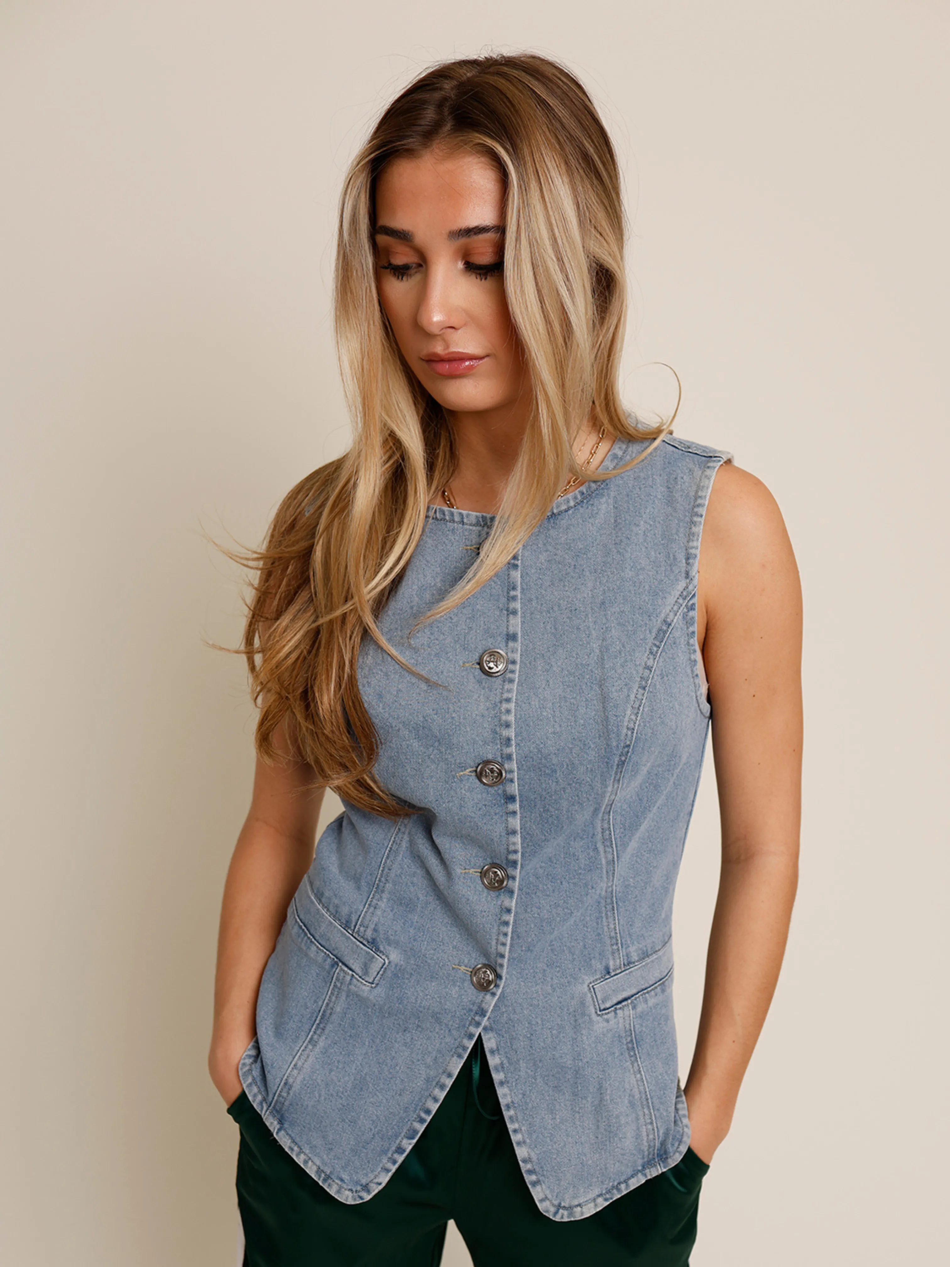 CLARA DENIM VEST