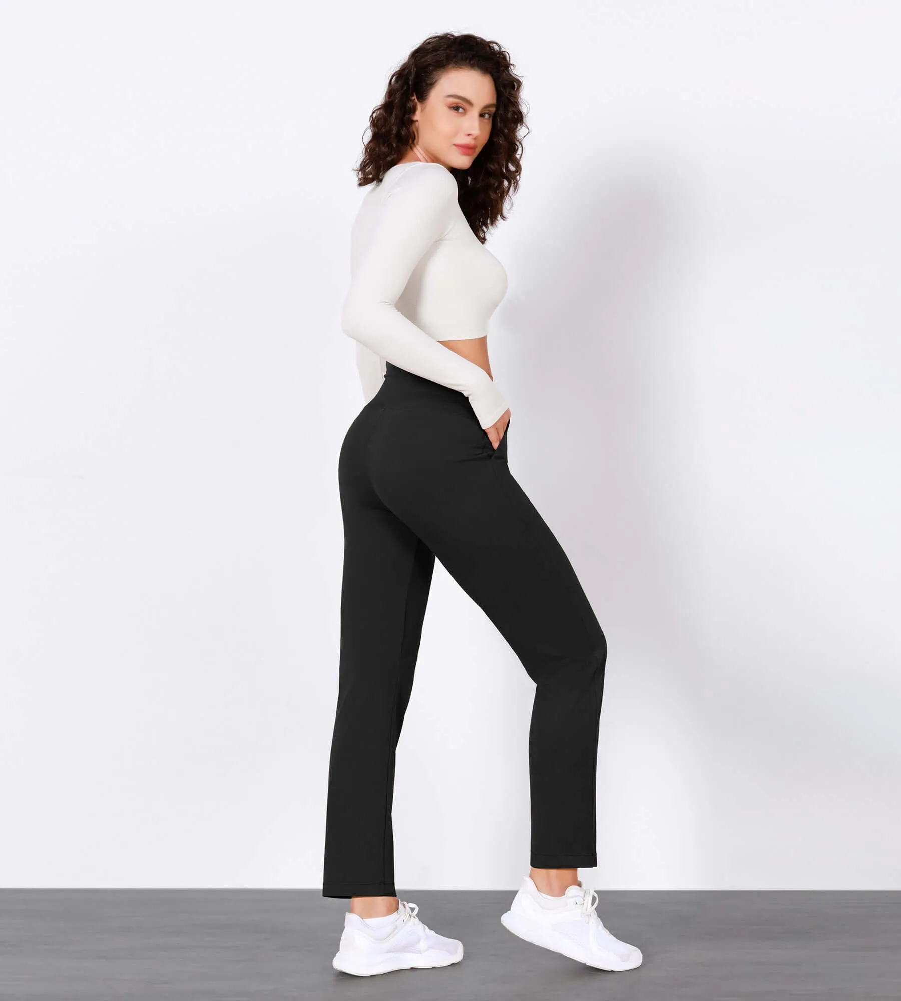 Cloud Feeling Lounge High Waist Jogger Pants with Pockets