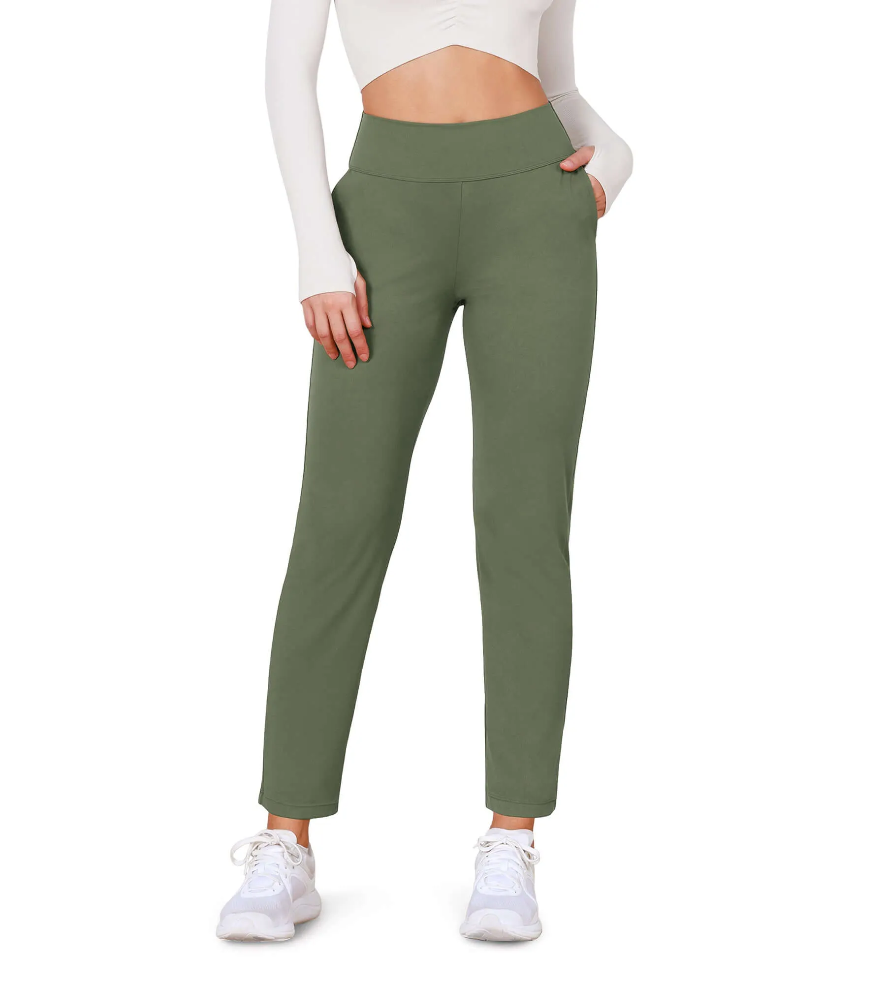 Cloud Feeling Lounge High Waist Jogger Pants with Pockets