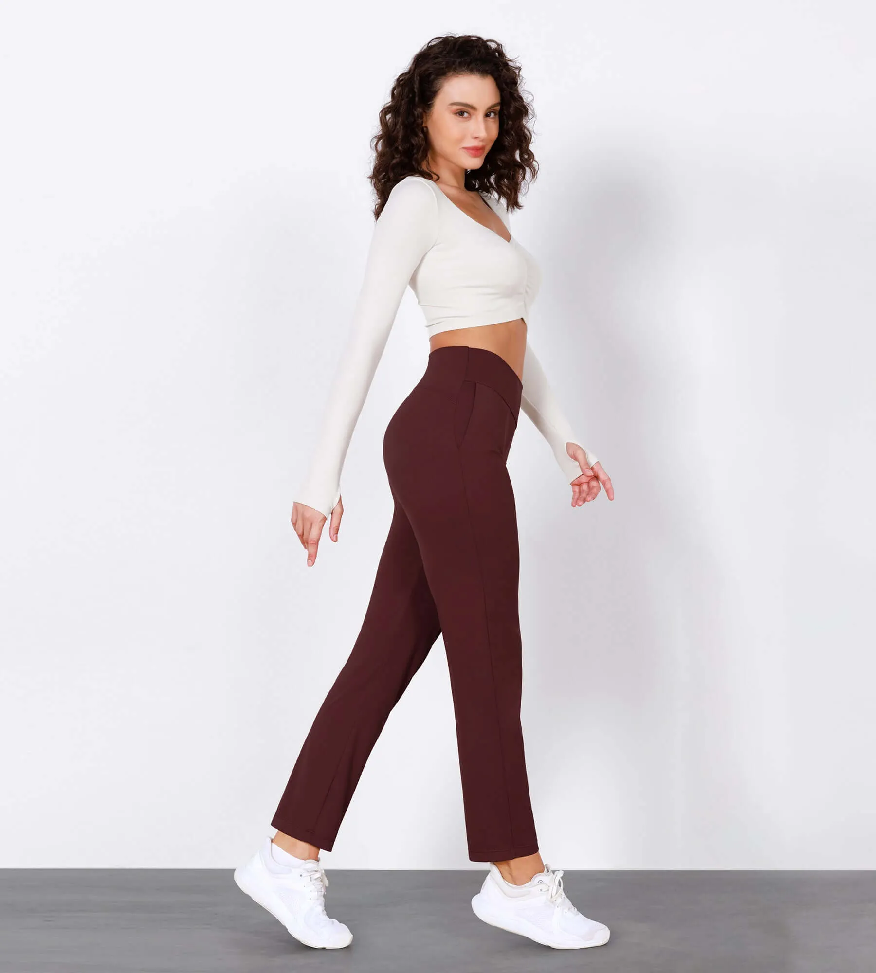 Cloud Feeling Lounge High Waist Jogger Pants with Pockets
