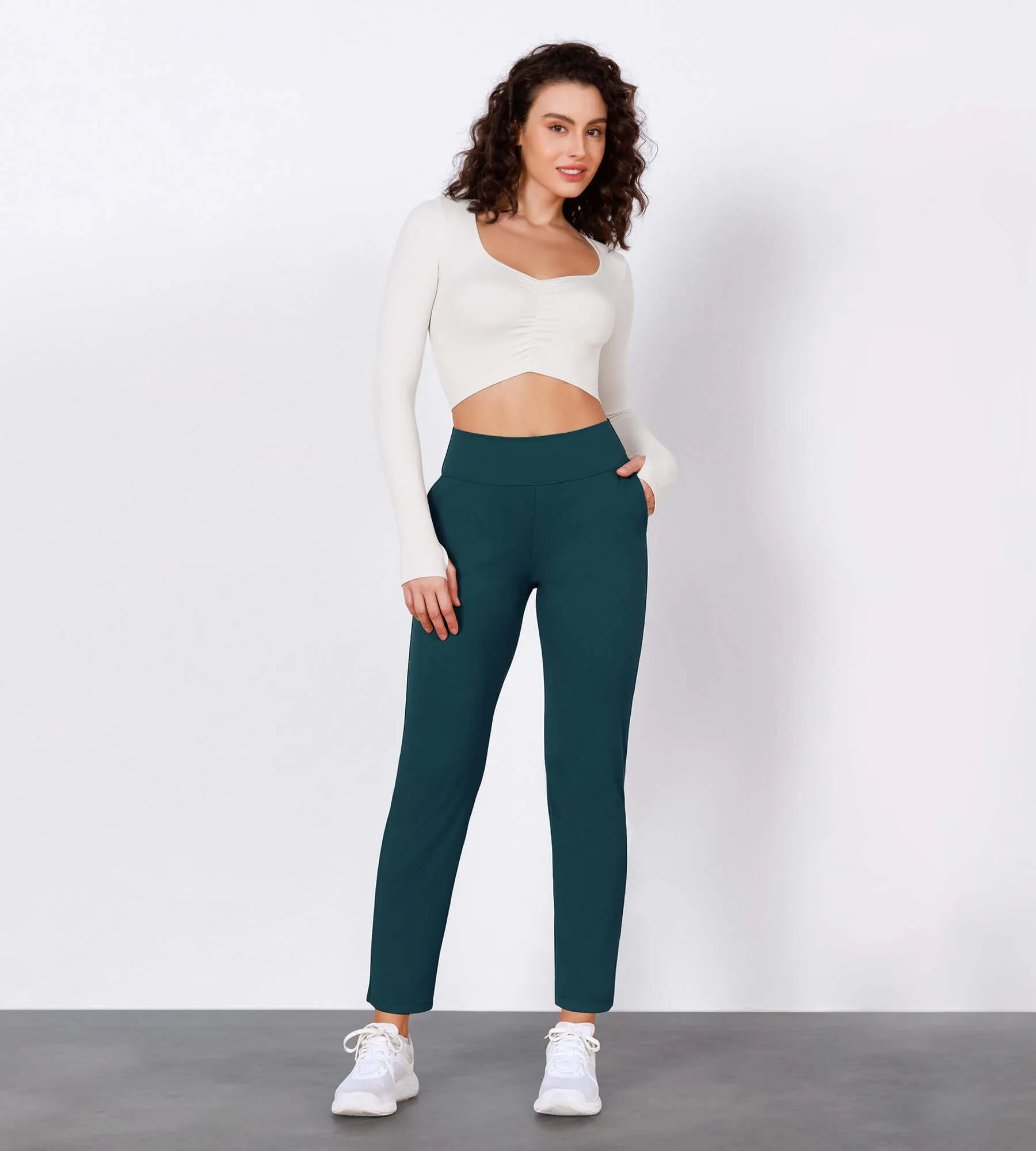 Cloud Feeling Lounge High Waist Jogger Pants with Pockets