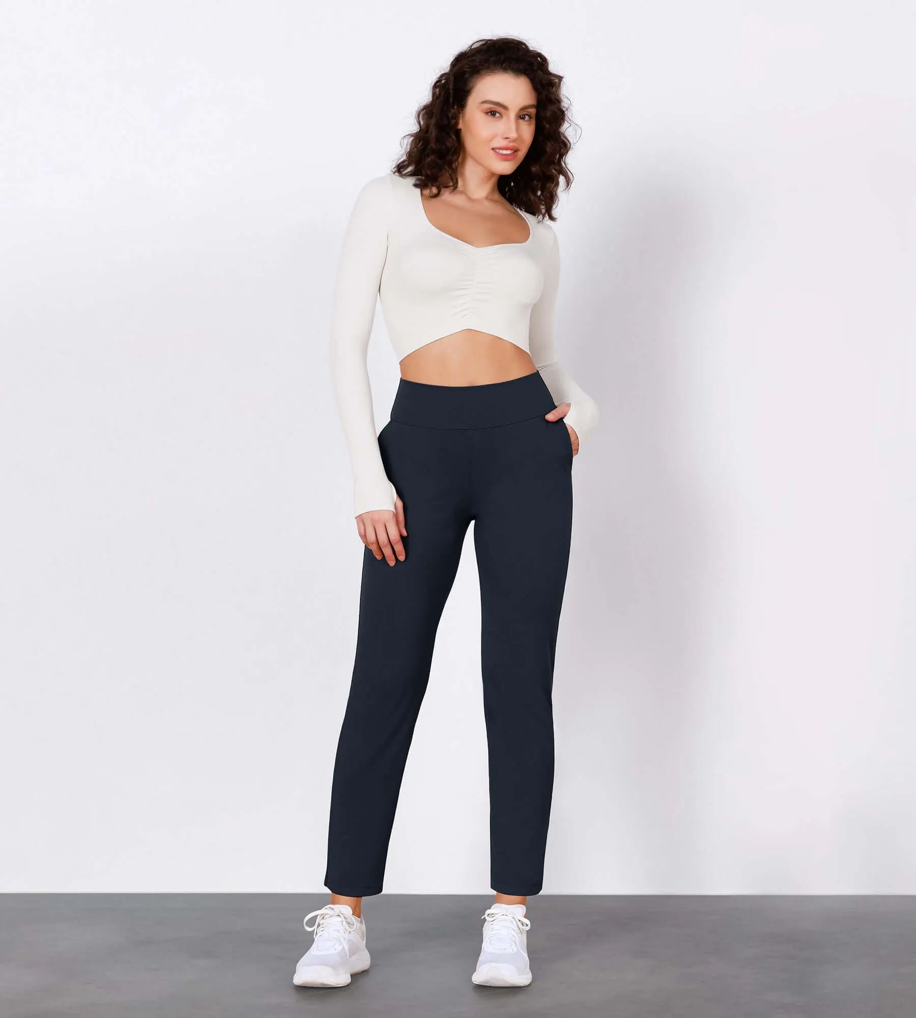 Cloud Feeling Lounge High Waist Jogger Pants with Pockets