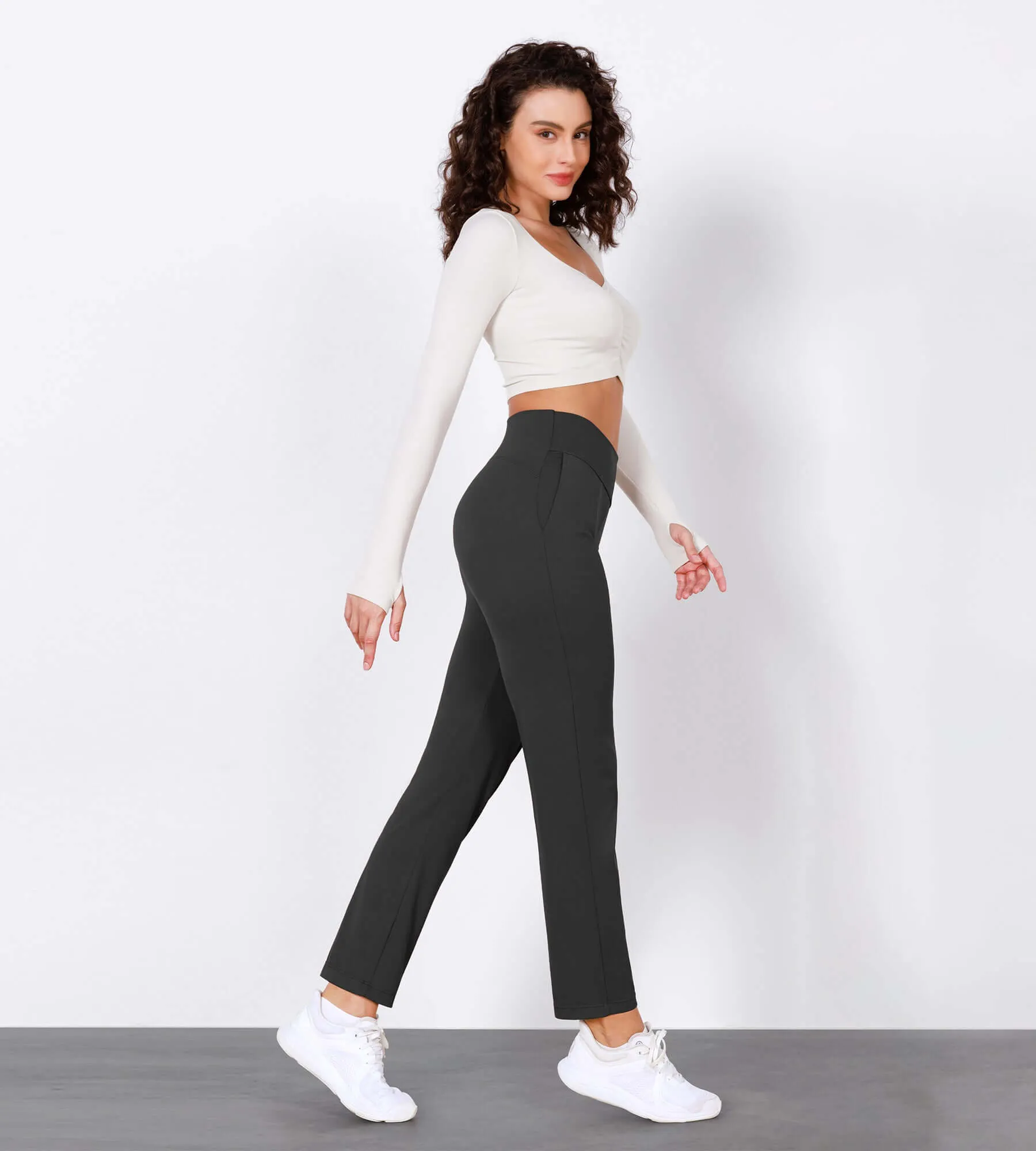 Cloud Feeling Lounge High Waist Jogger Pants with Pockets