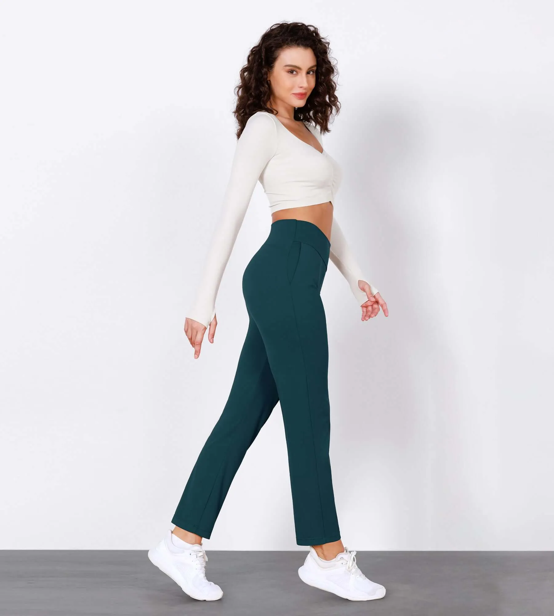 Cloud Feeling Lounge High Waist Jogger Pants with Pockets