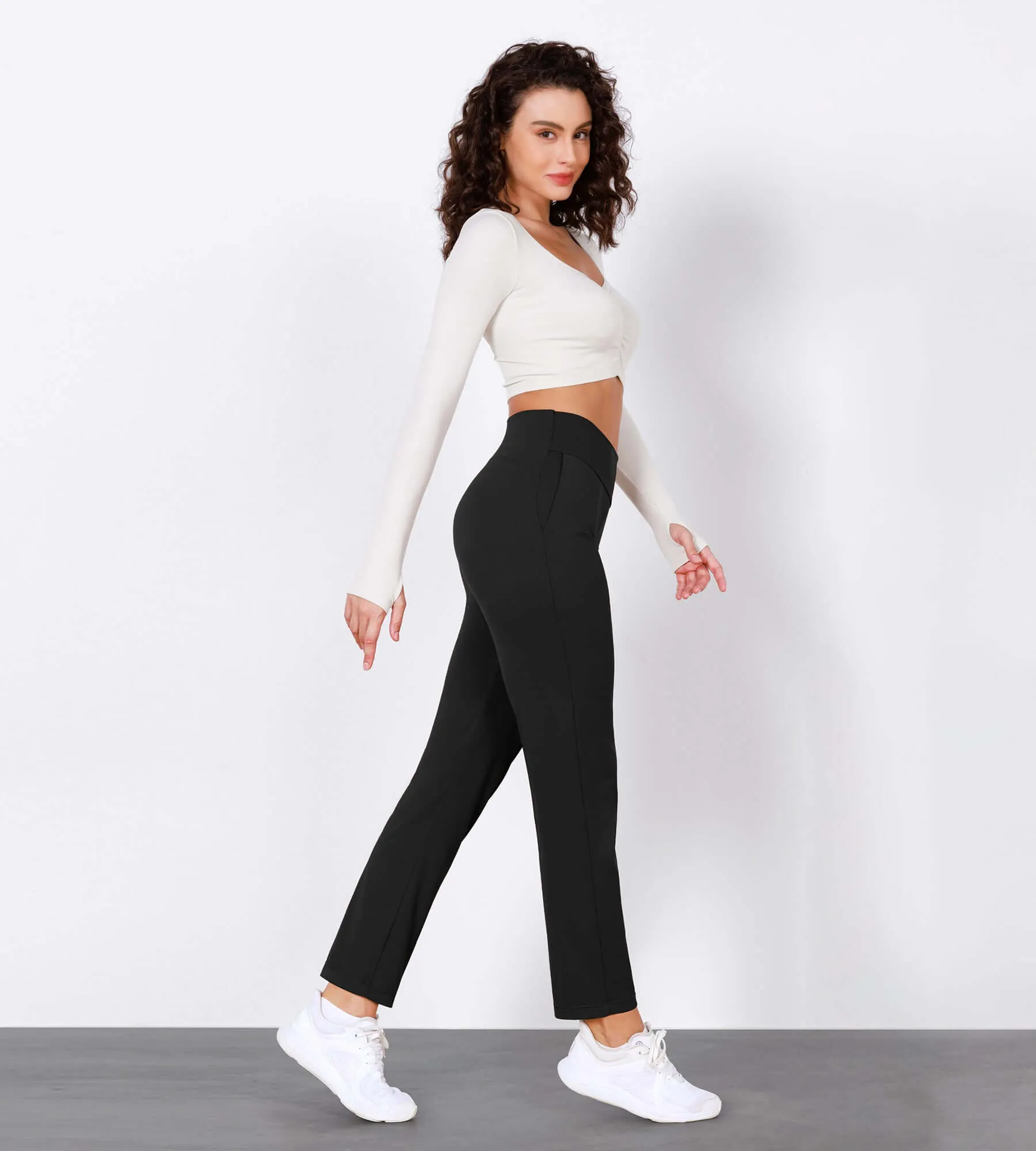 Cloud Feeling Lounge High Waist Jogger Pants with Pockets