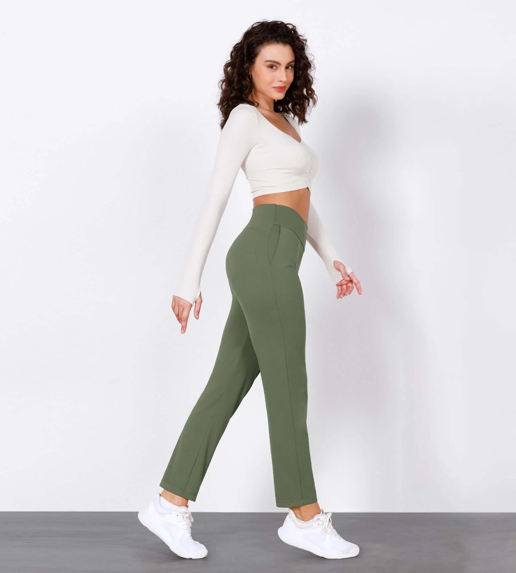 Cloud Feeling Lounge High Waist Jogger Pants with Pockets