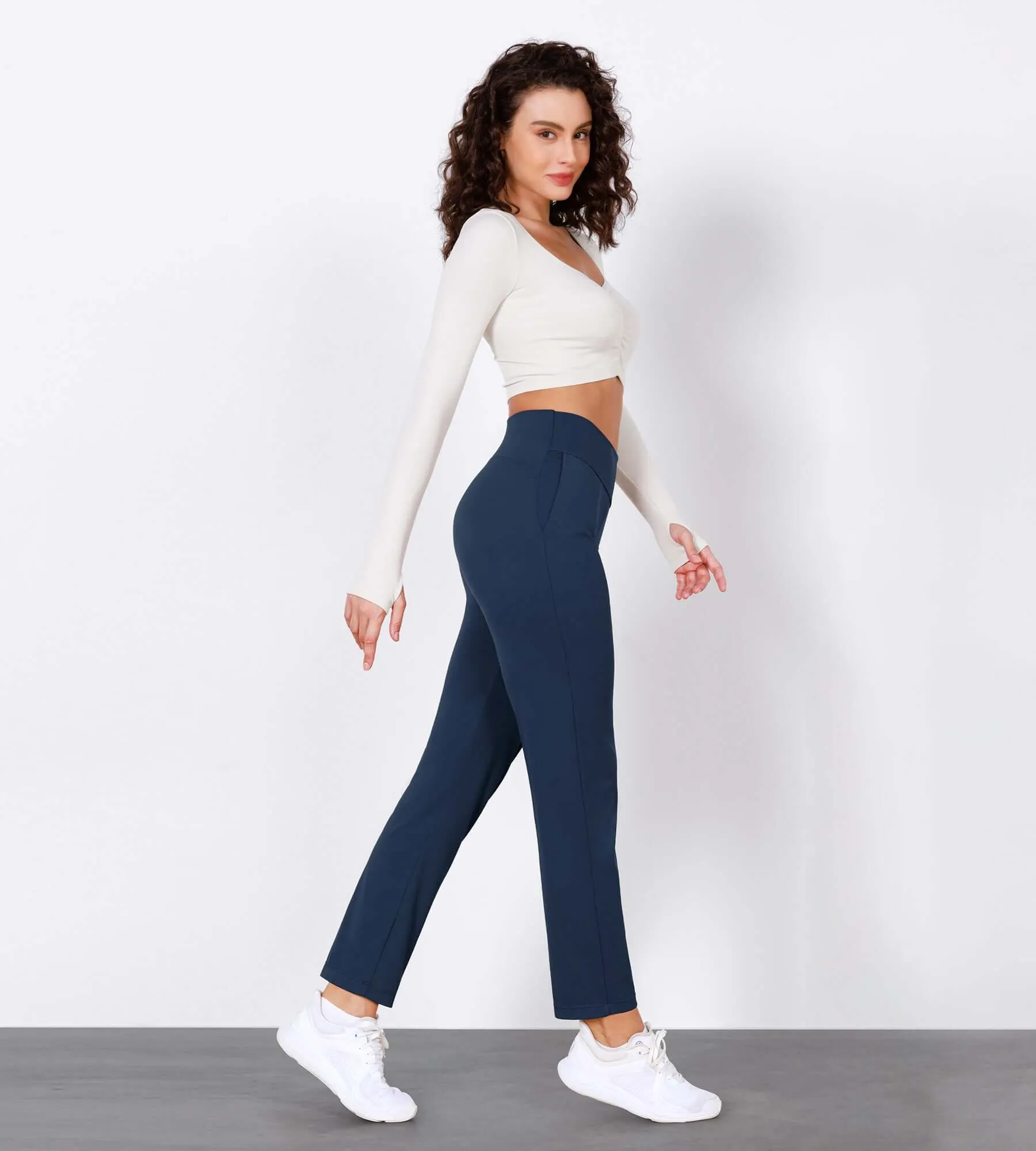 Cloud Feeling Lounge High Waist Jogger Pants with Pockets