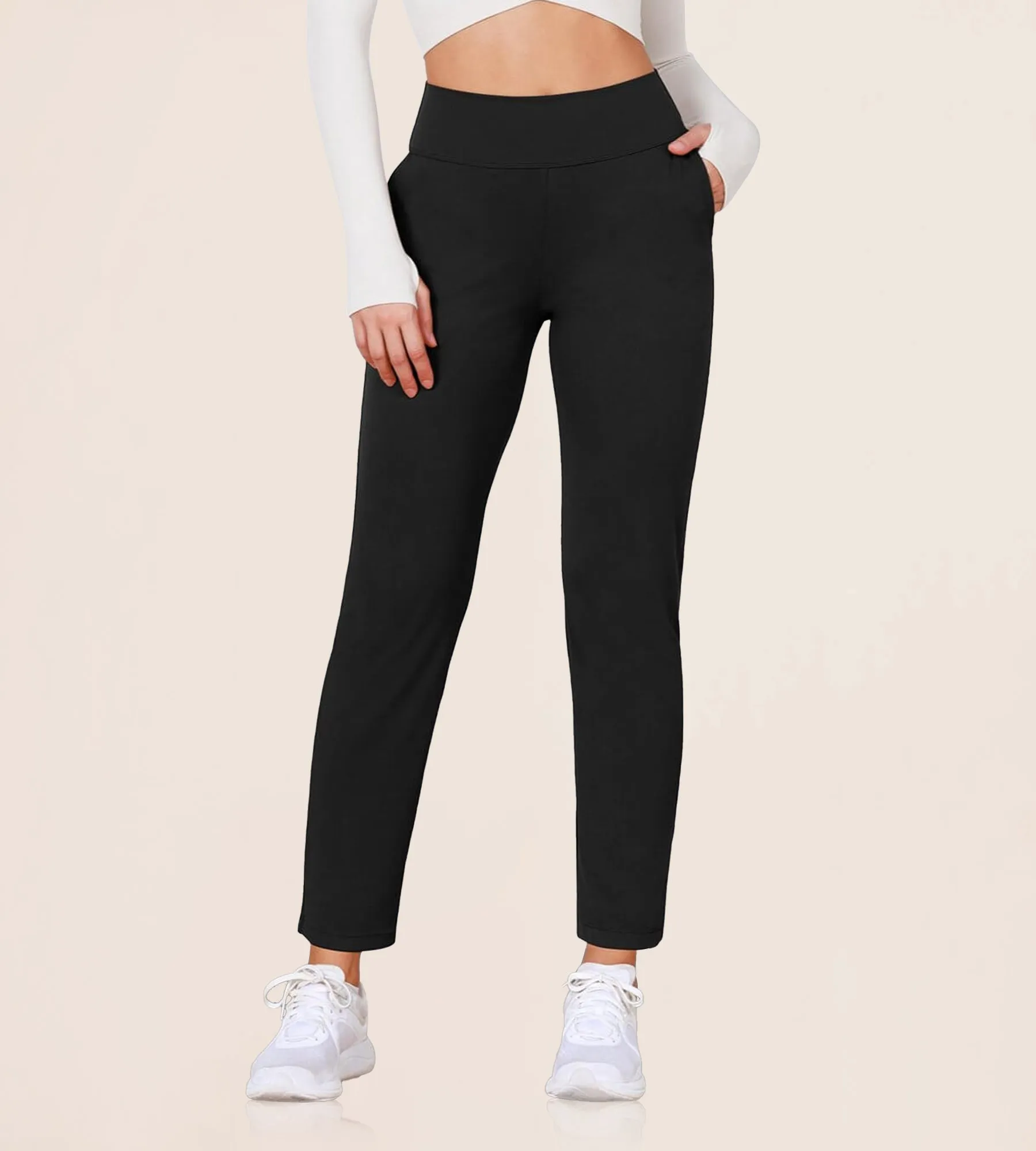 Cloud Feeling Lounge High Waist Jogger Pants with Pockets