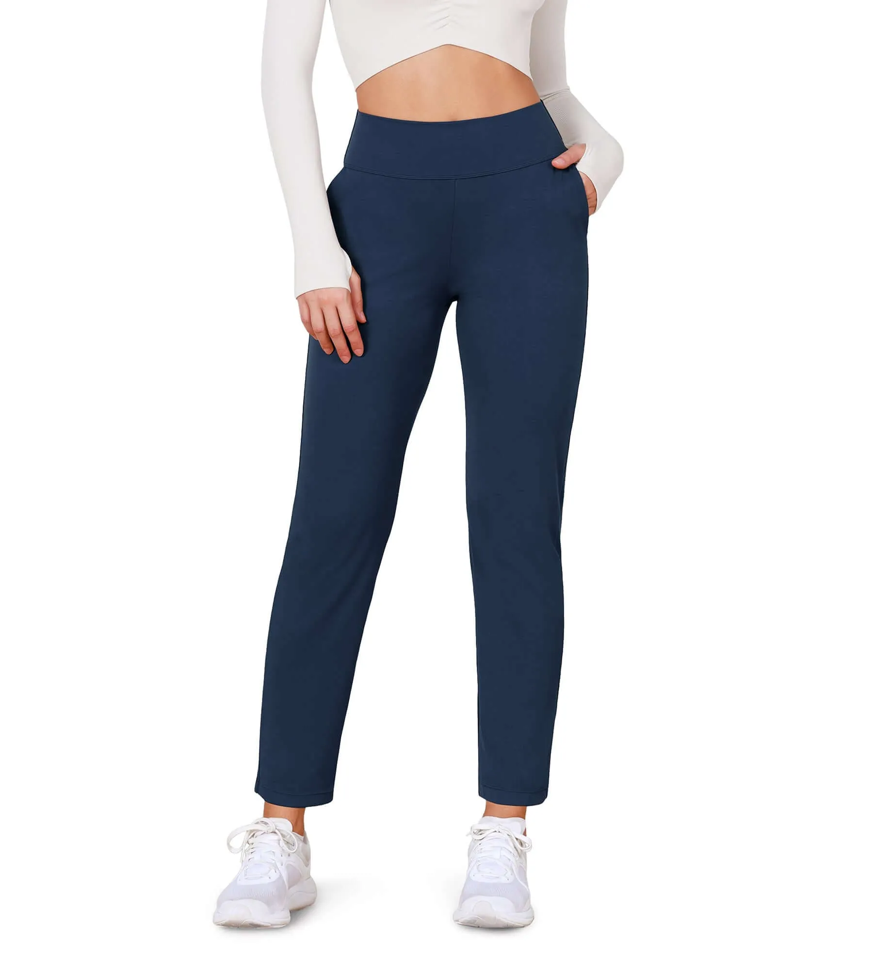 Cloud Feeling Lounge High Waist Jogger Pants with Pockets