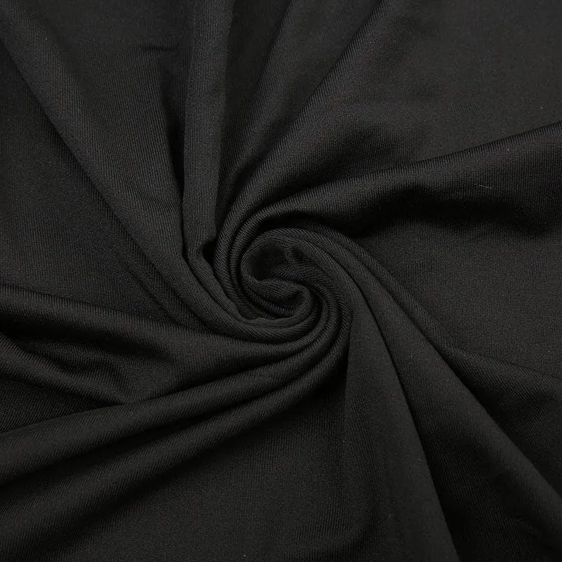Cowl neck solid long flared sleeve hoodie 2-way top