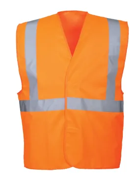Custom Class 2 Orange Reflective Safety Vest