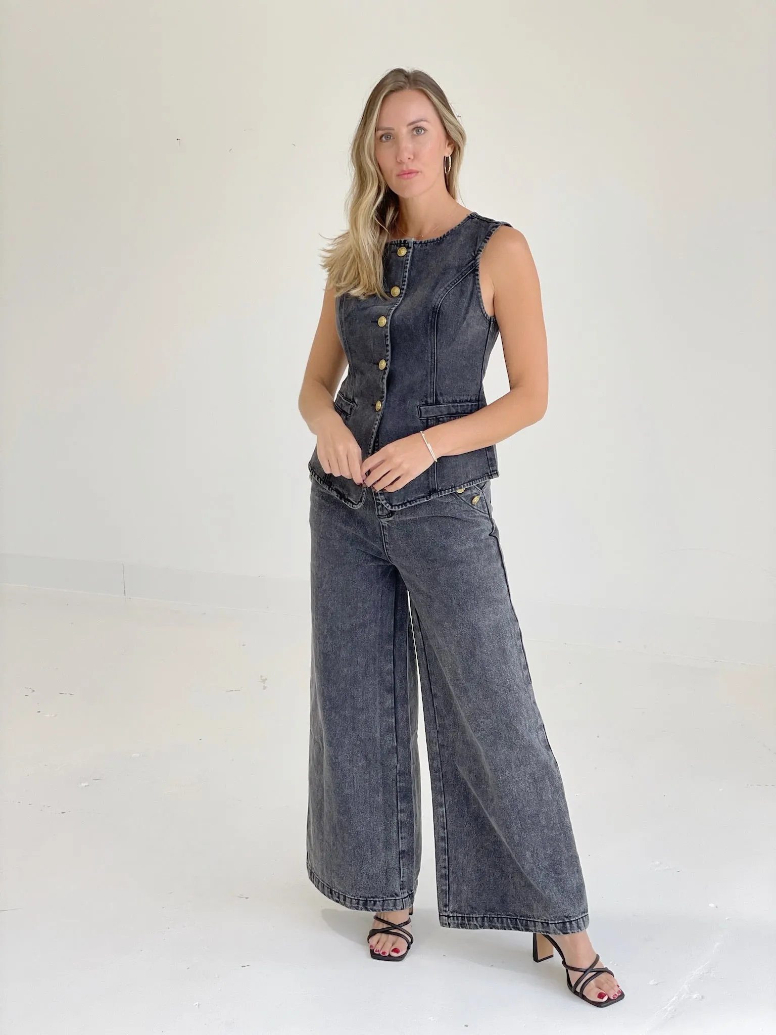 Dash Denim Pant - Black