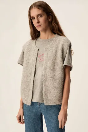 Des Petit Hauts Gilet Craig Gris Chine Grey 1E250013