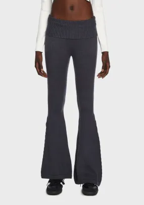 Desiree Knitted Fold Over Pants