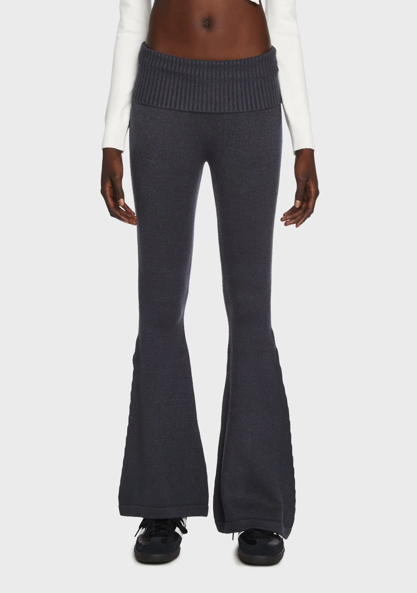 Desiree Knitted Fold Over Pants