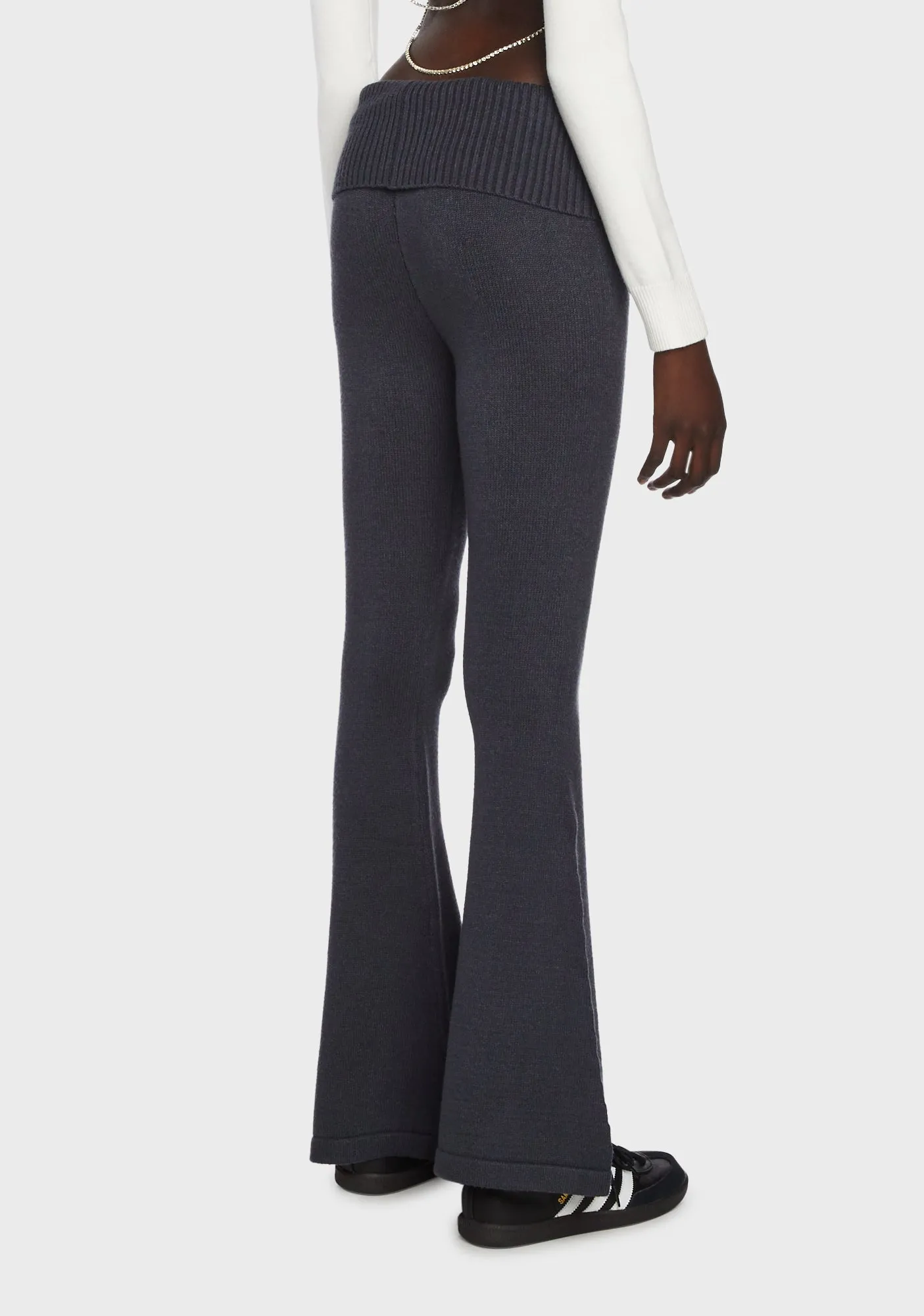 Desiree Knitted Fold Over Pants