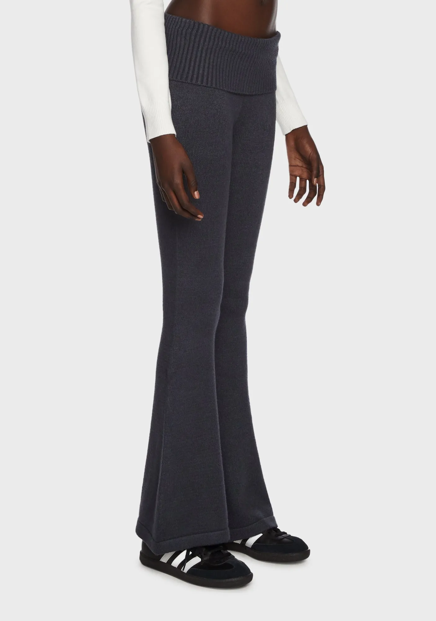 Desiree Knitted Fold Over Pants